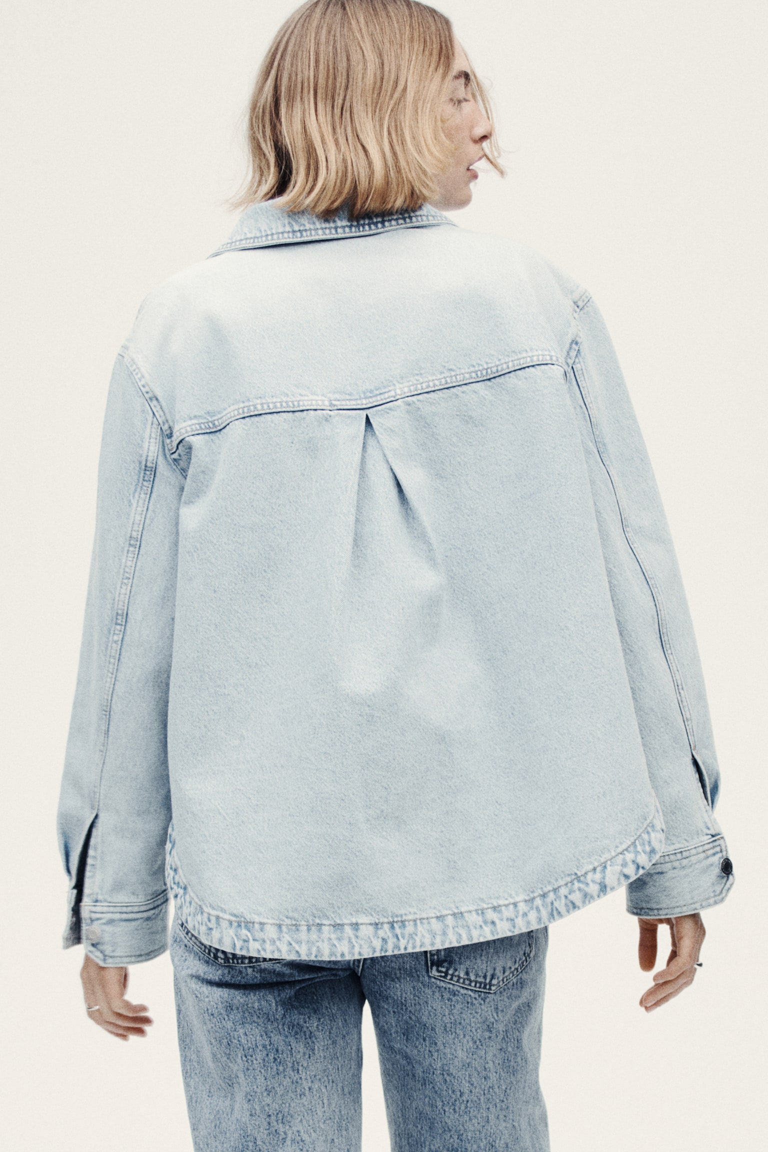 Denim shacket - Light denim blue/Denim blue/Dark denim blue - 7