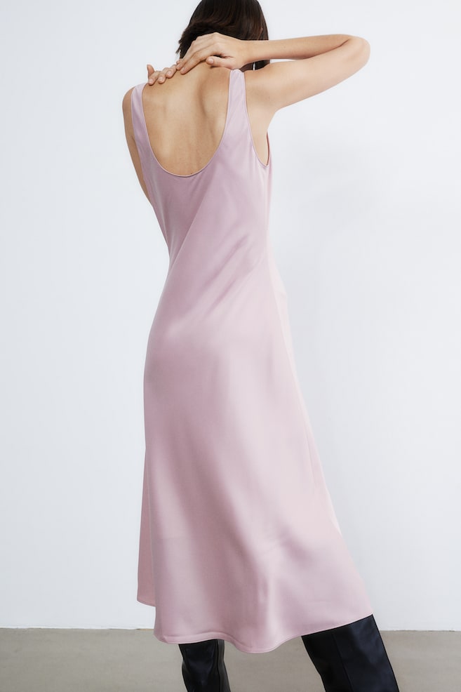 Sleeveless dress - Powder pink - 4