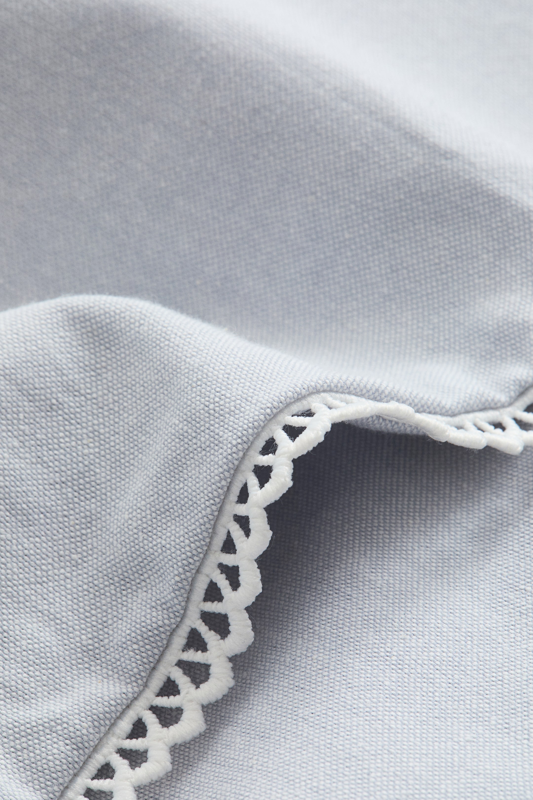 Embroidered-Detail Cotton Pillowcase