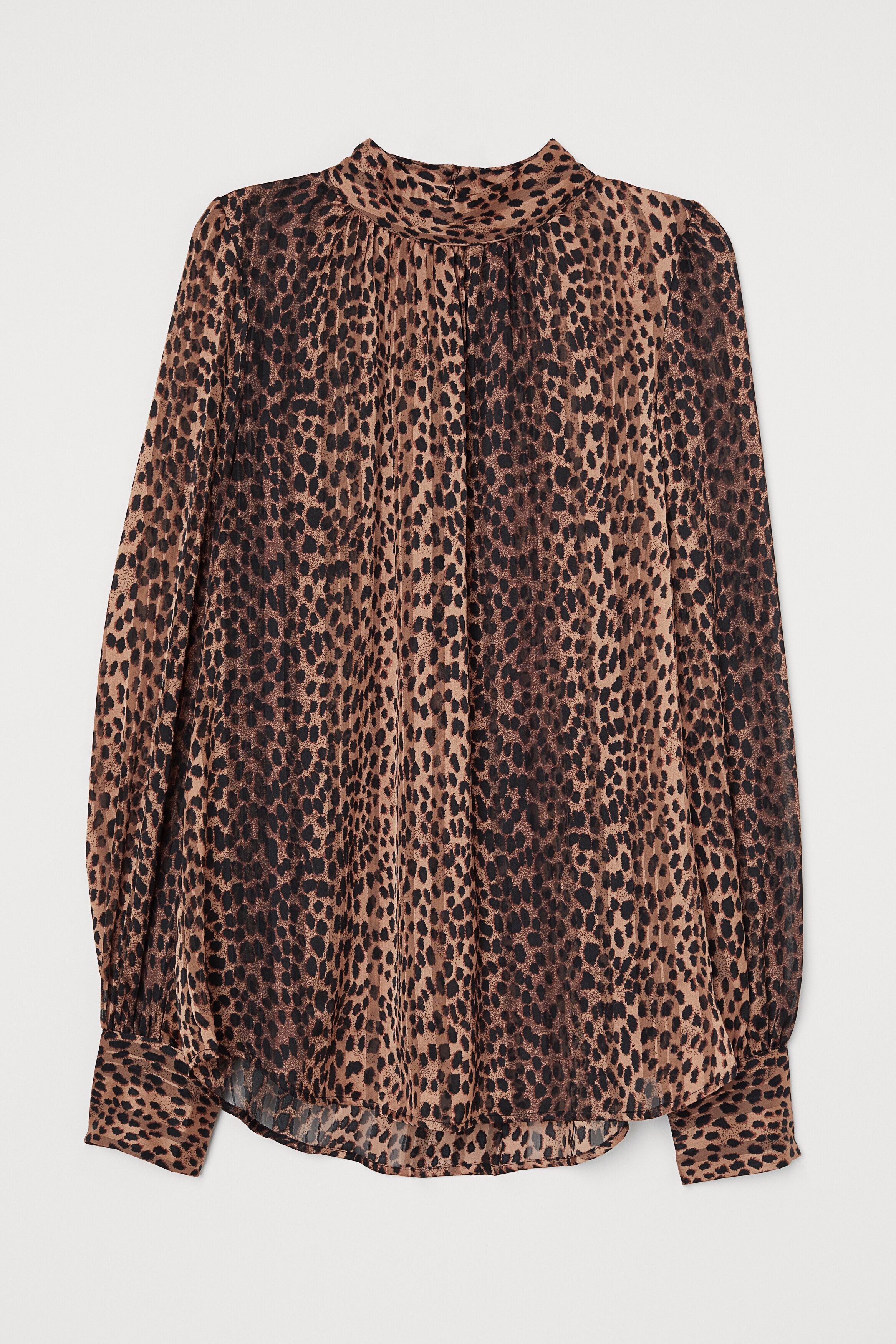 Bluse leopardenmuster hxxm Clearance