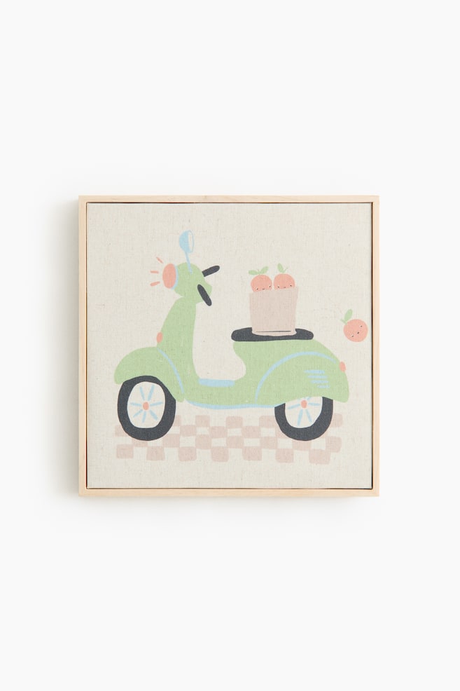 Väggdekoration - Beige/Moped/Dimrosa/Äpple/Naturbeige/Croissant - 1