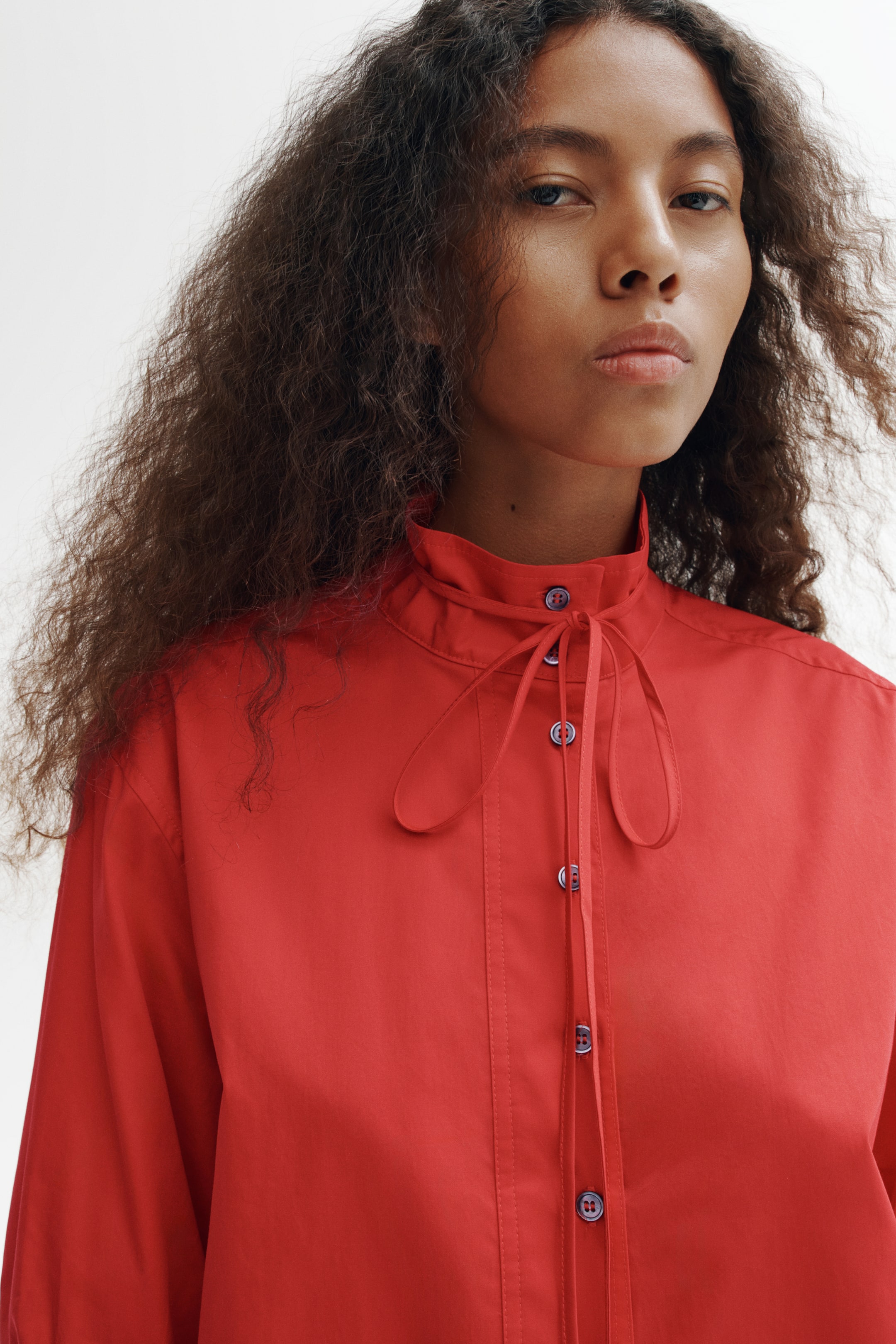 Tie-Neck Shirt