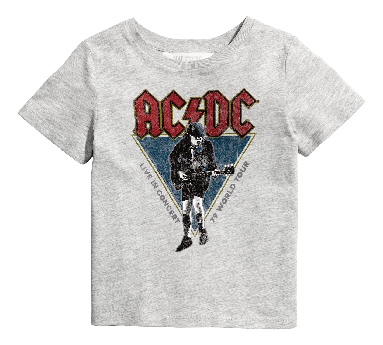 T-shirt with Printed Design - Gray/AC/DC - Kids | H&M US