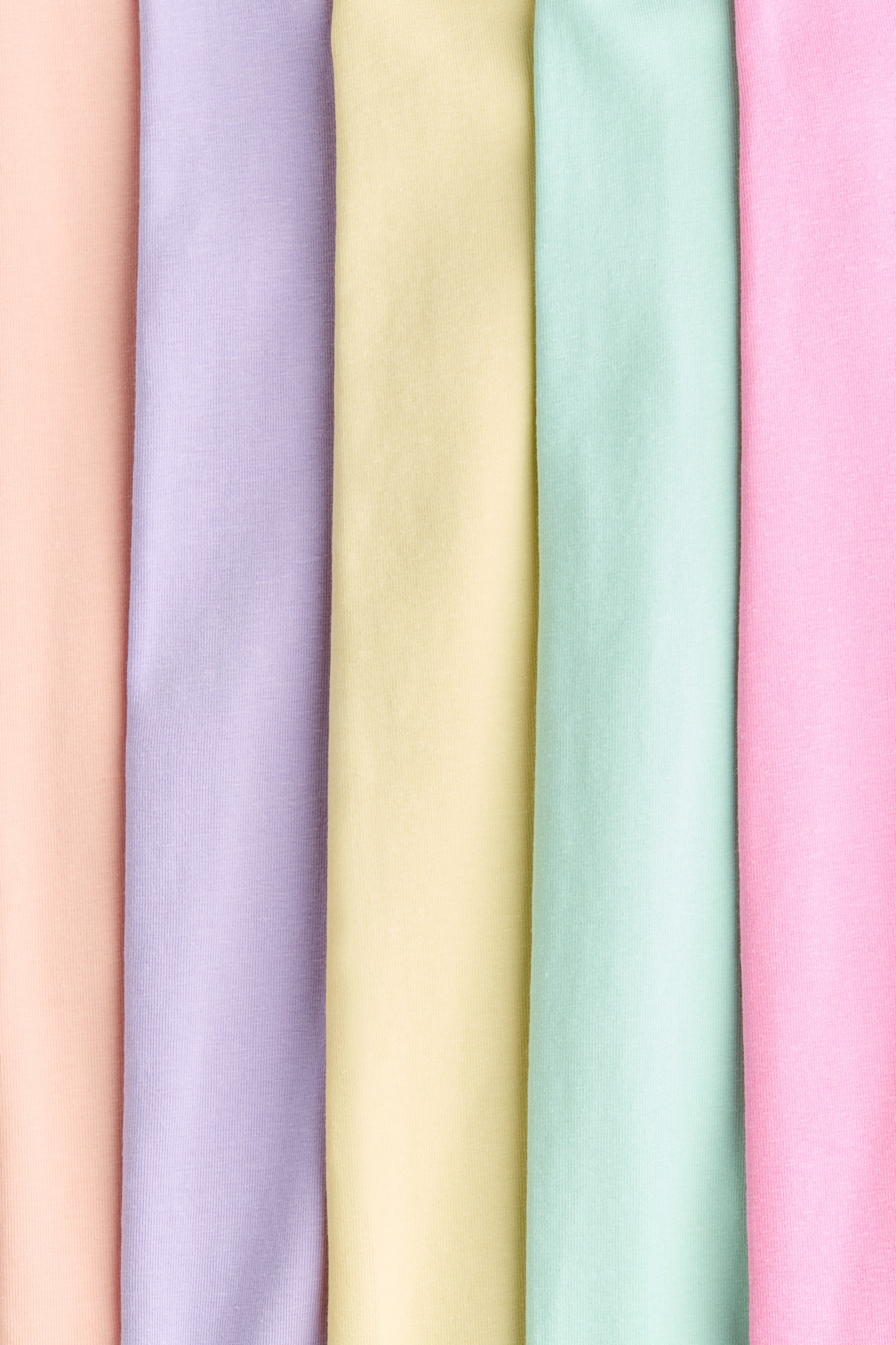 5-pack jersey leggings - Pink/Yellow/Pink/Light purple/Red/Hearts/Pink/Purple/Yellow/Light pink/Leopard print/Dusty pink/Dark red/Light purple/Blue/Black/Black/Hearts/Dark grey/Light pink/Grey/Pink/Light purple/Mint green/Peach/Green striped/Light pink/Cherries/Pink/Light green/Orange/Leopard-print/Pink/Hearts - 2