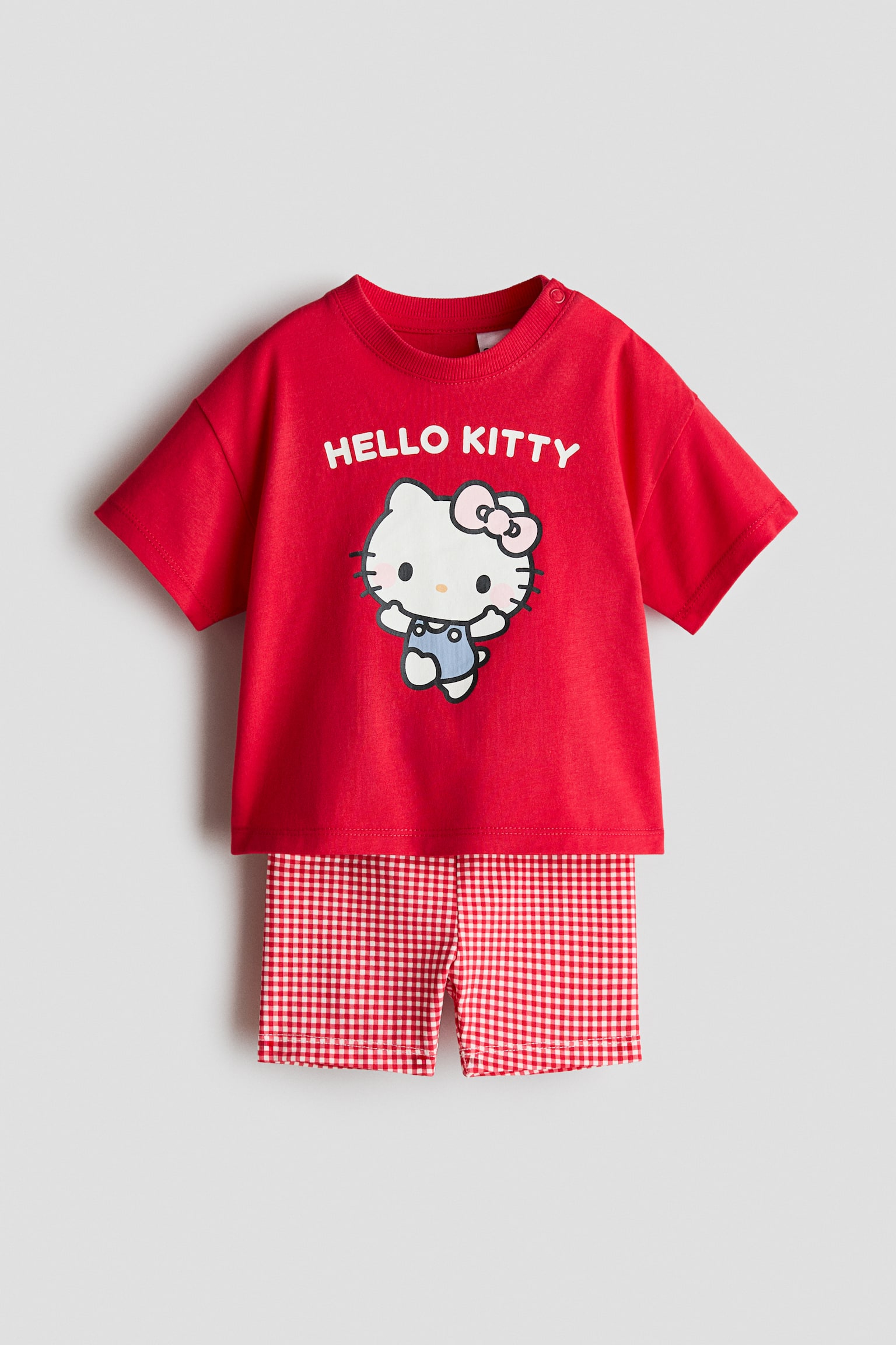 2-piece printed cotton set - Red/Hello Kitty/Light pink/Hello Kitty/Pink/Minnie Mouse/Blue/Minnie Mouse/Cream/Minnie Mouse/Light pink/Minnie Mouse - 1