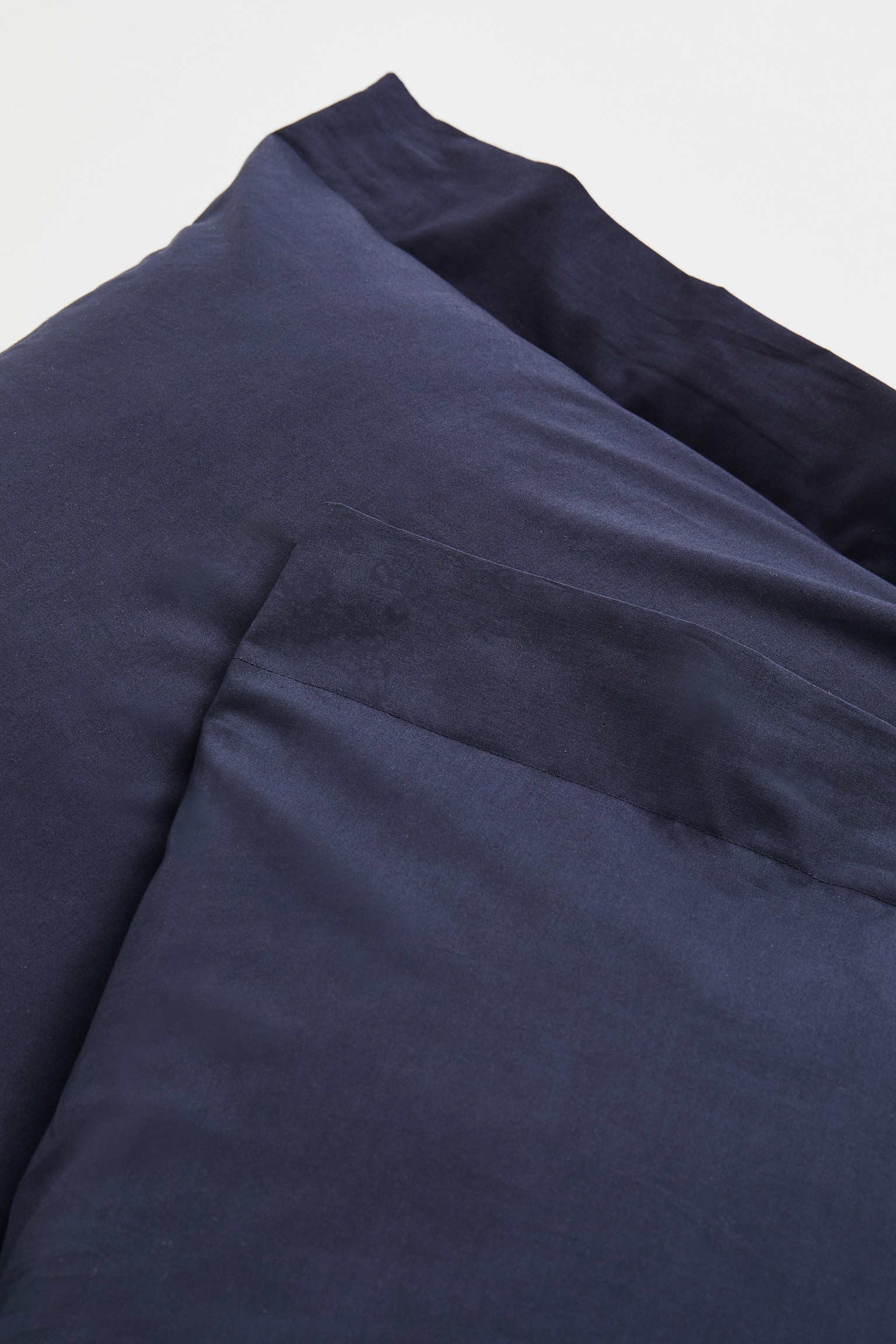 2-pack cotton percale pillowcases - Dark blue/Dark grey - 2