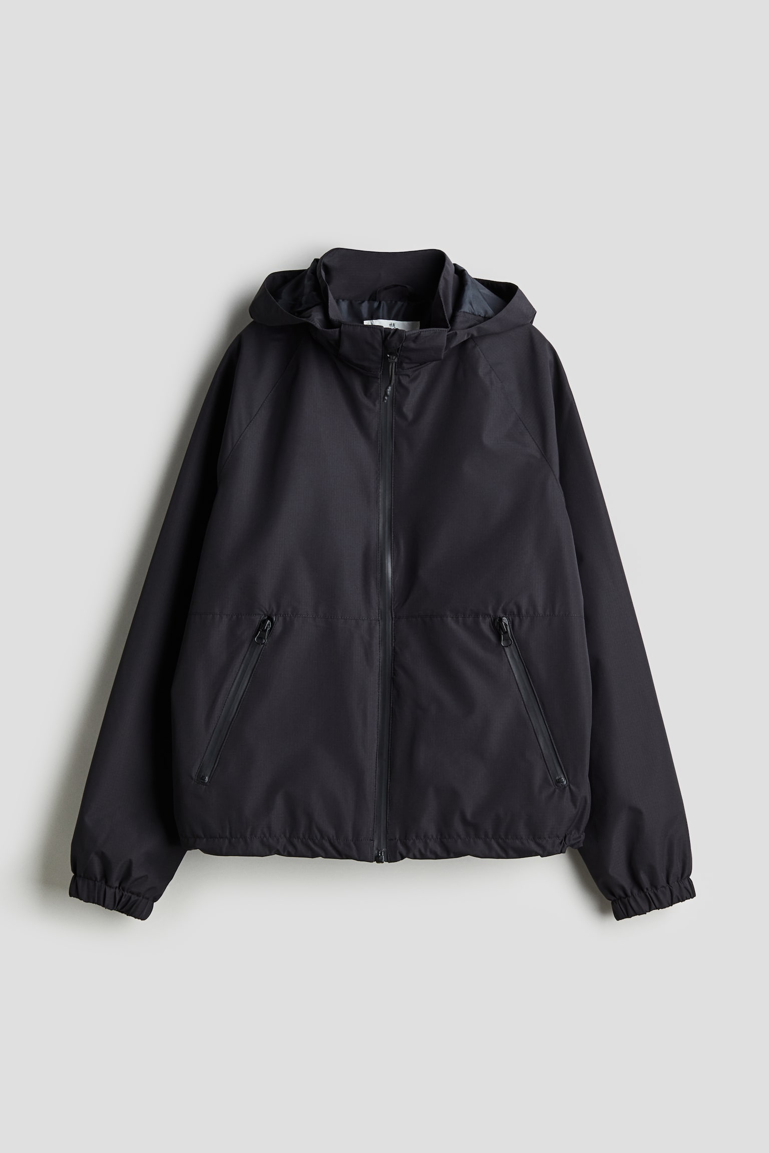 Water Repellent Windbreaker - Black/Olive green - 1