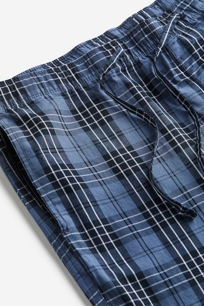 Regular Fit Pyjamasbukse - Blå/Rutet/Lys kakigrønn/Rutet/Mørk blå/Sort/dc/dc - 6