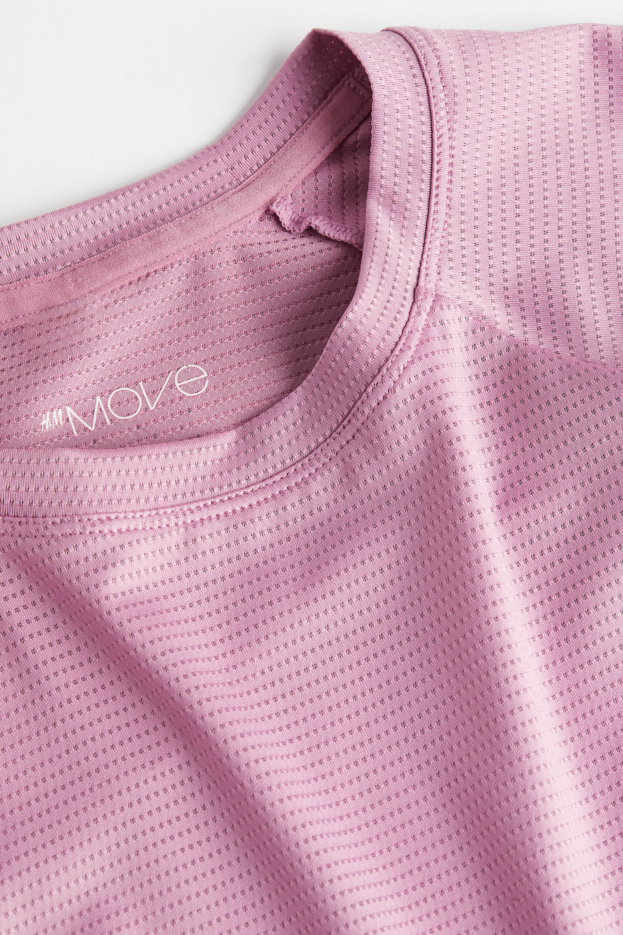 Visa större bild: Träningstopp i DryMove™ - Rosa - DAM | H&M SE 3