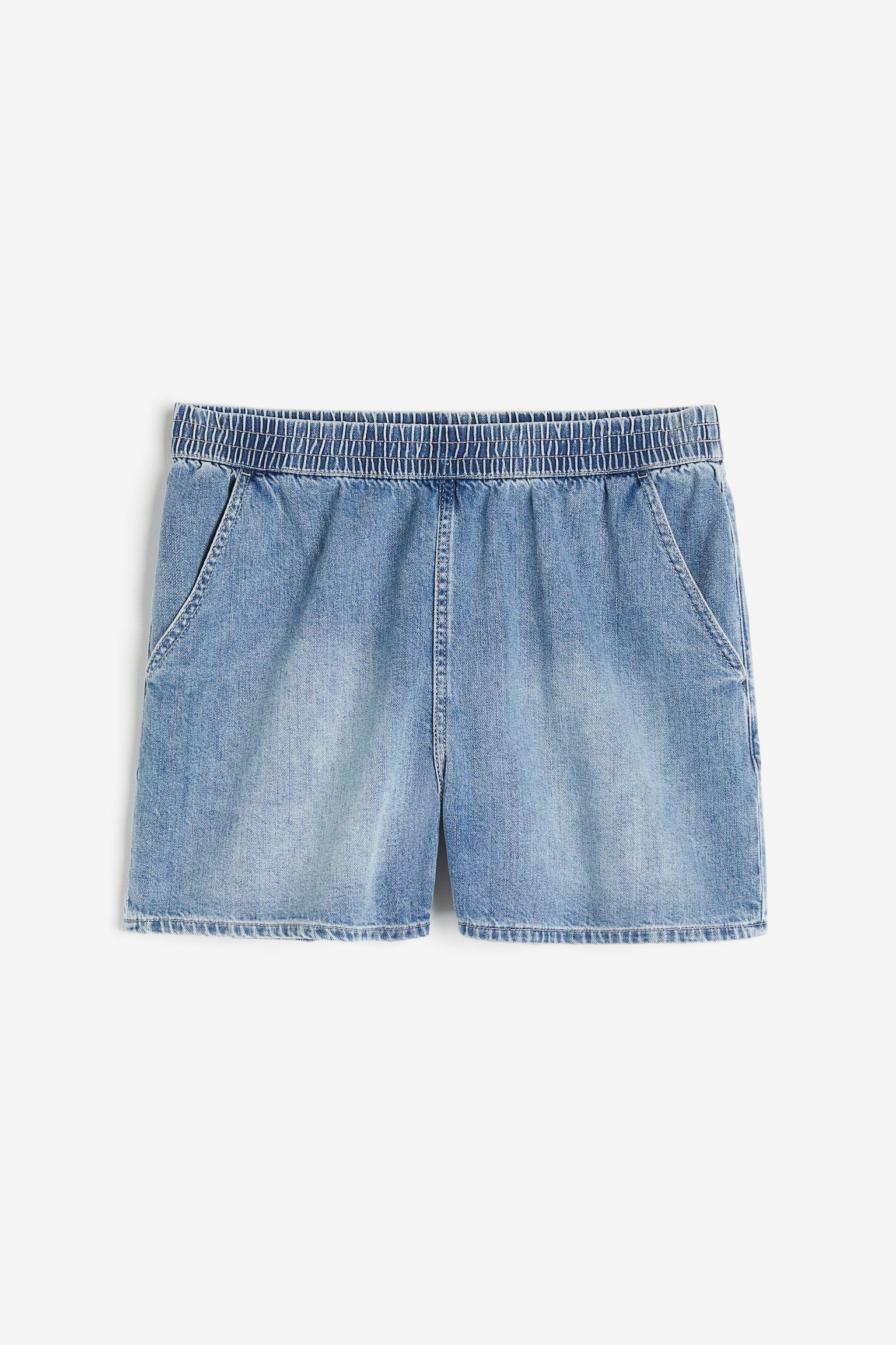 Denim shorts - Light denim blue/Cream/Black/Pale denim blue/Light grey - 1