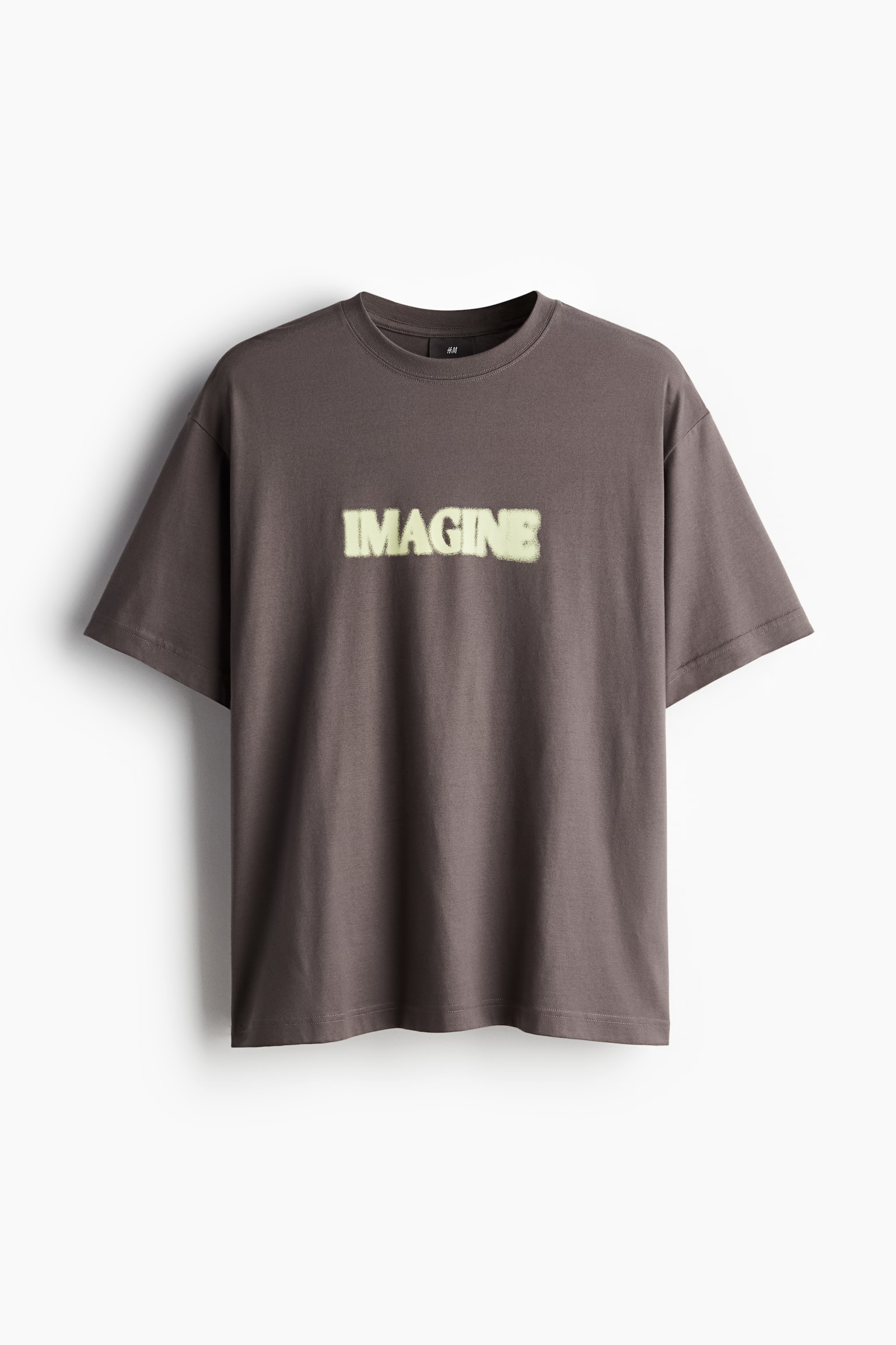 ルーズフィット プリントTシャツ - グレージュ／Imagine/ホワイト／Meadow Flowers/ホワイト／Less is More/ホワイト／ExPlore/dc/dc/dc/dc/dc/dc/dc/dc - 1