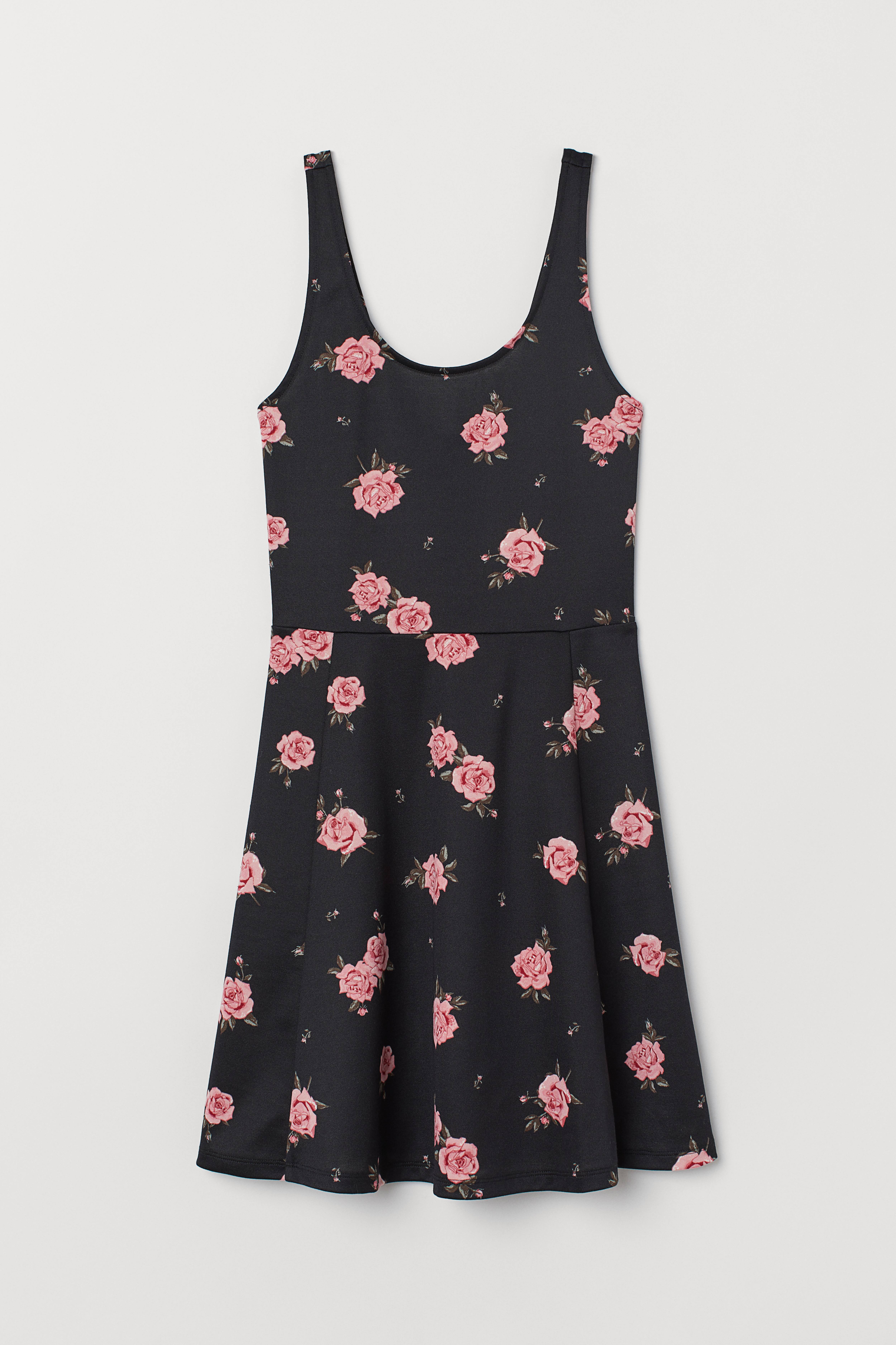 H&m sleeveless fashion jersey dress