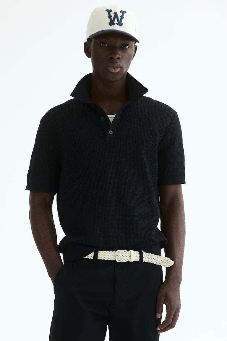 Pletena polo majica Regular Fit