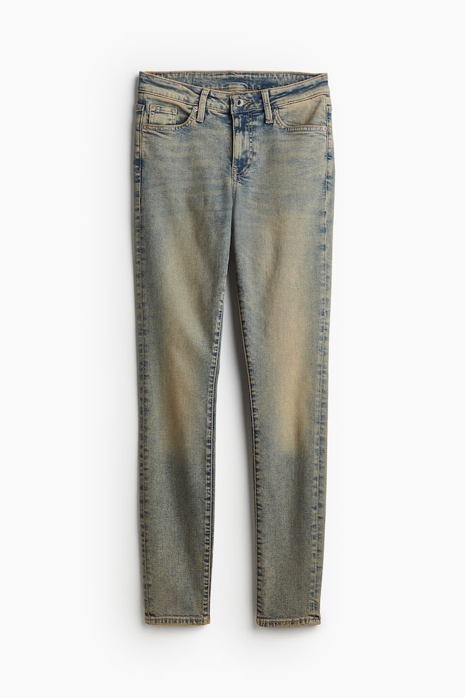 Skinny Regular Ankle Jeans - Light denim blue/beige/Denim blue/Black - 1