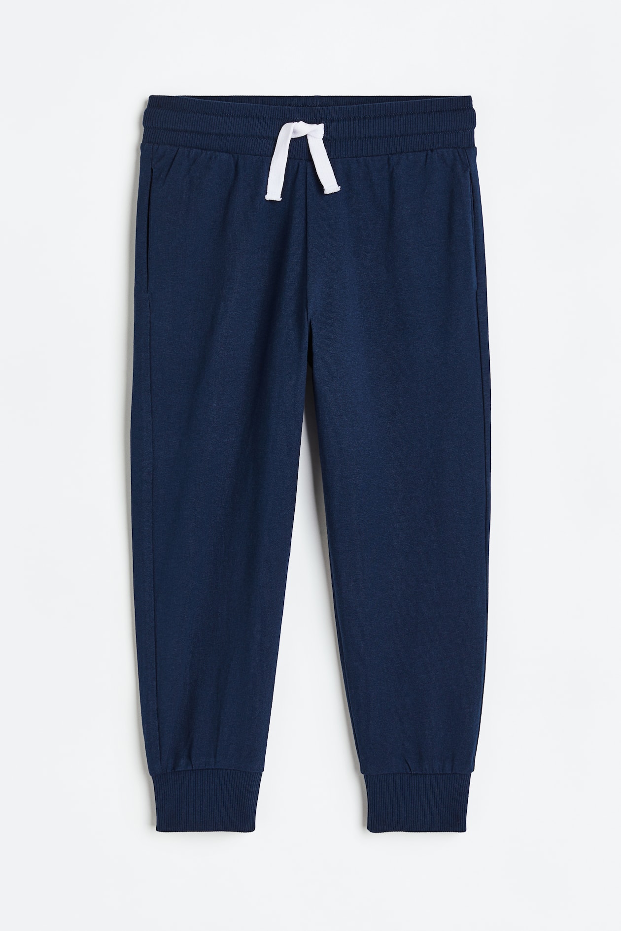 Jersey Joggers - Regular waist - Long - Navy blue - Kids | H&M US