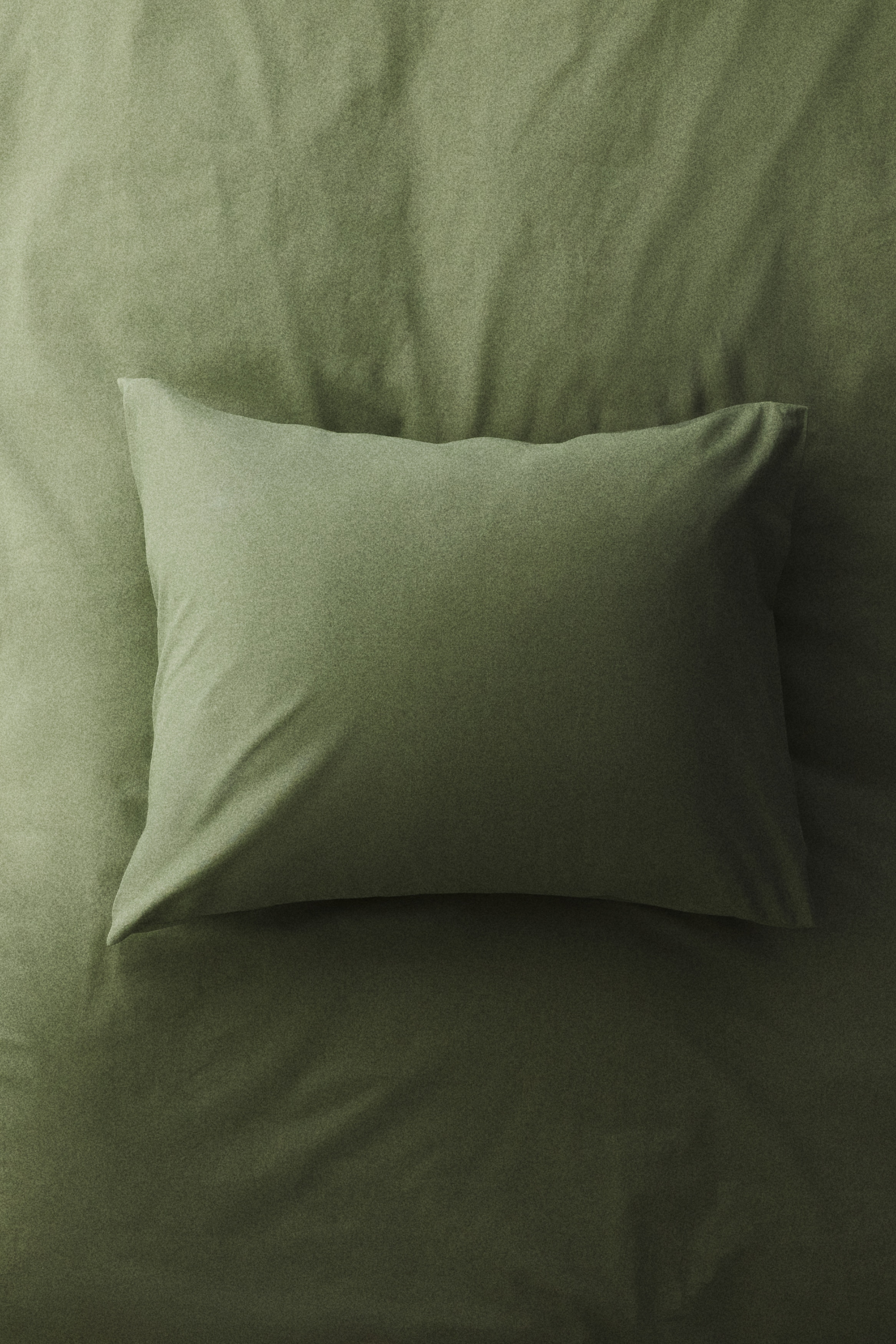 Cotton pillowcase - Khaki green/Light mole/Forest green/Light dusty beige/Dark brown/Dark khaki green/Light pink