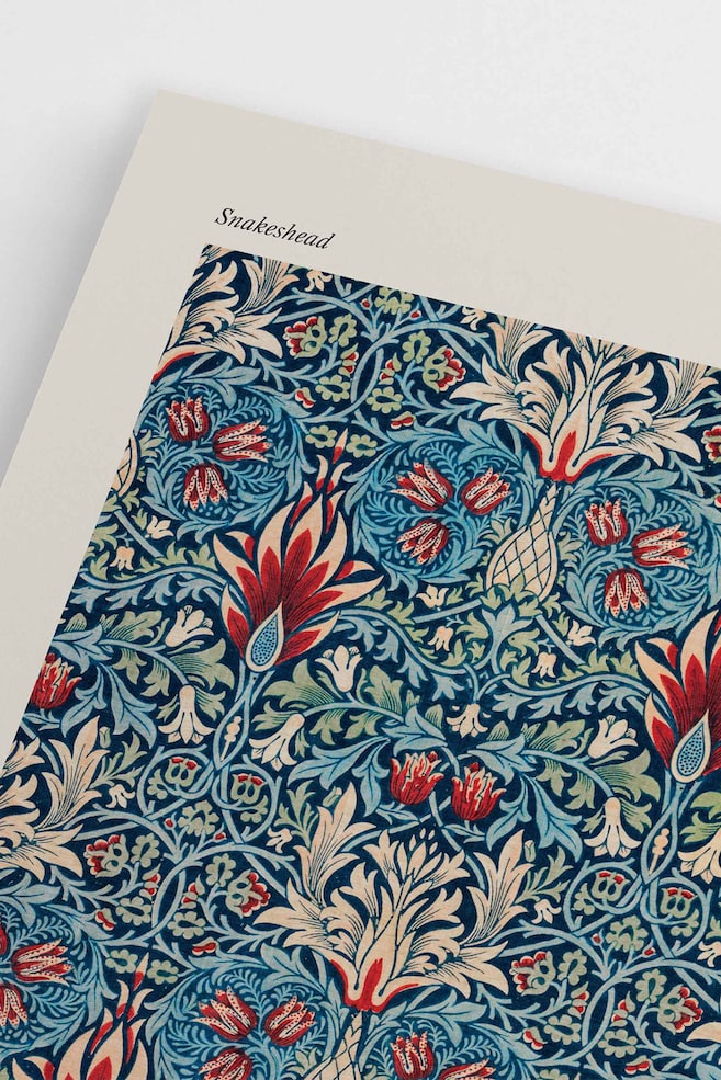 Snakeshead By William Morris Poster - Beige/violet/rouge - 3