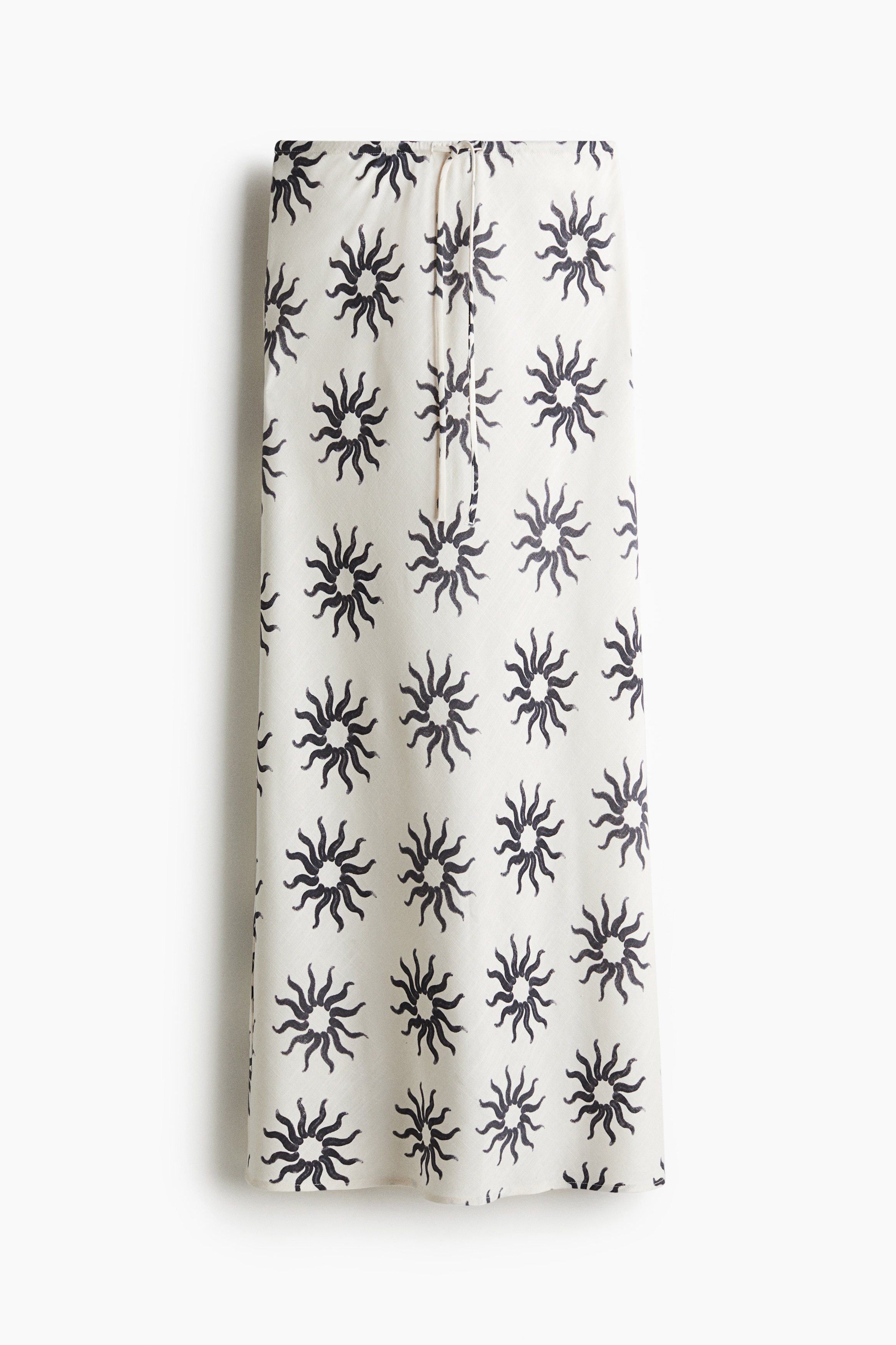 Fustă maxi - Alb/soare/Bej-deschis