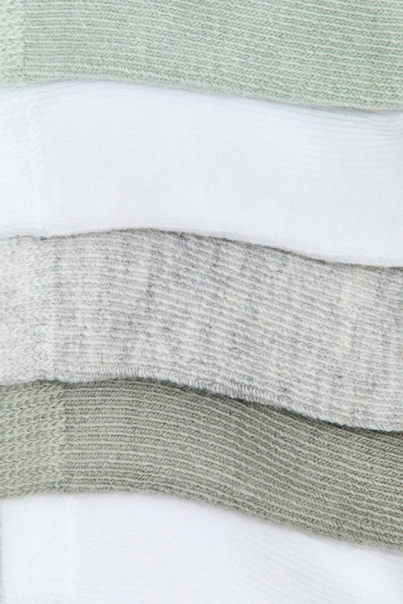 5-pack trainer socks - Green/White/Blue/White/Light purple/Pink/White/Dark blue/Blue/Yellow/Turquoise/Black/White/Light grey/White/Pink/Light grey/Turquoise/Light blue - 3