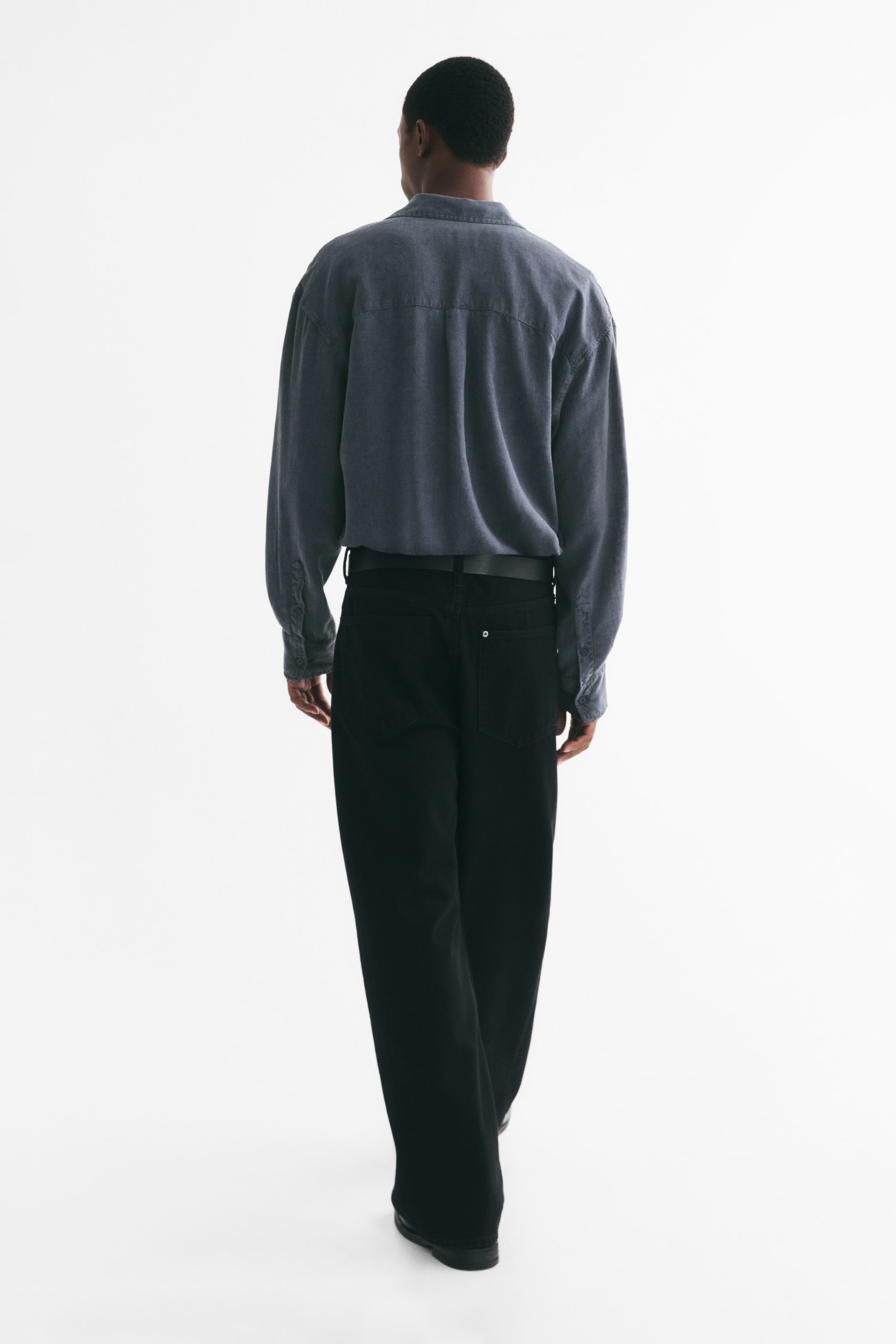 Relaxed-Fit Linen-Blend Shirt