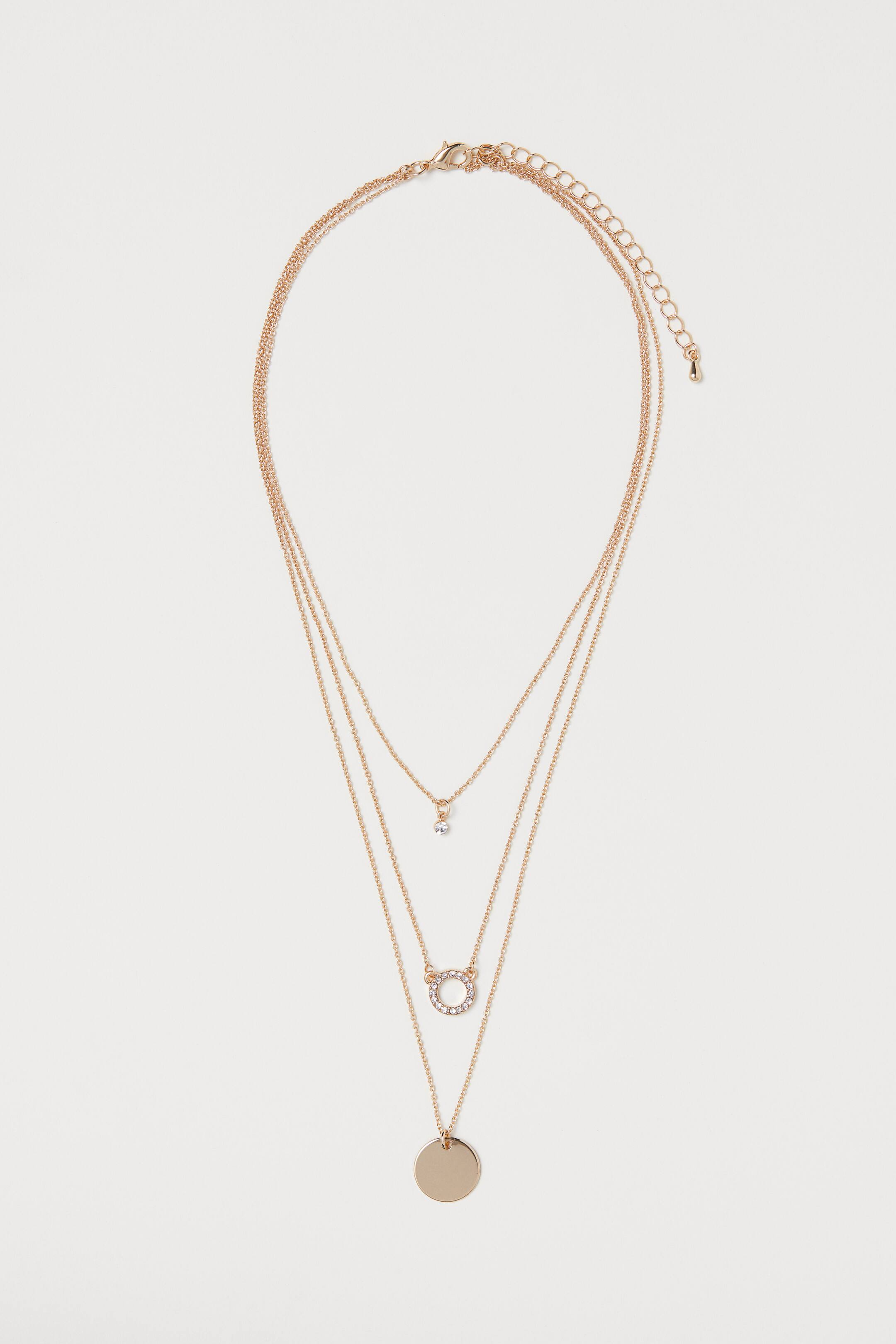View larger image: Three-strand necklace - Gold-coloured - Ladies | H&M 1