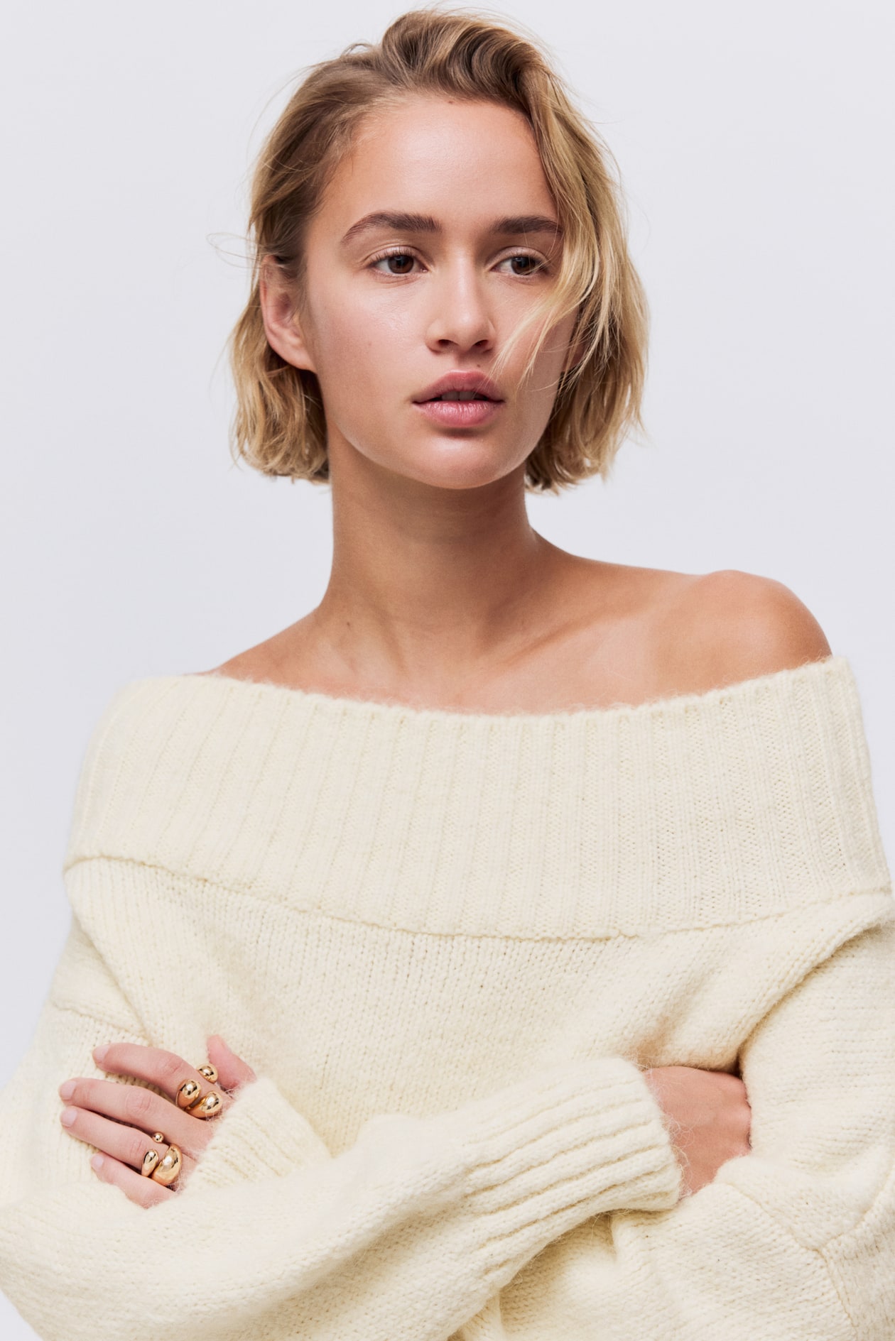 One-Shoulder Sweater - image 3