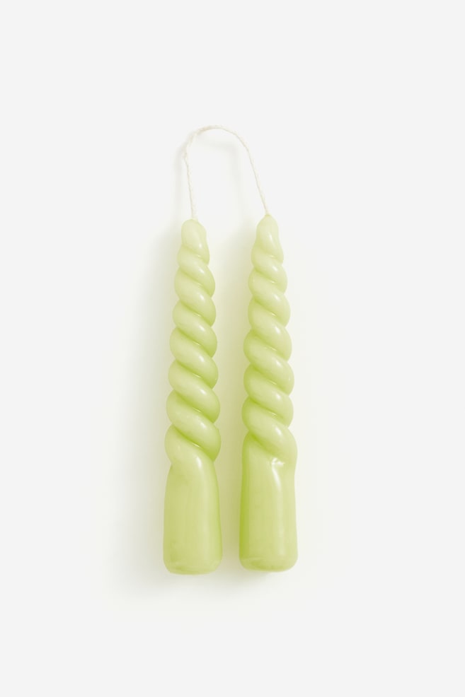 2-pack mini candles - Lime green/Green - 1
