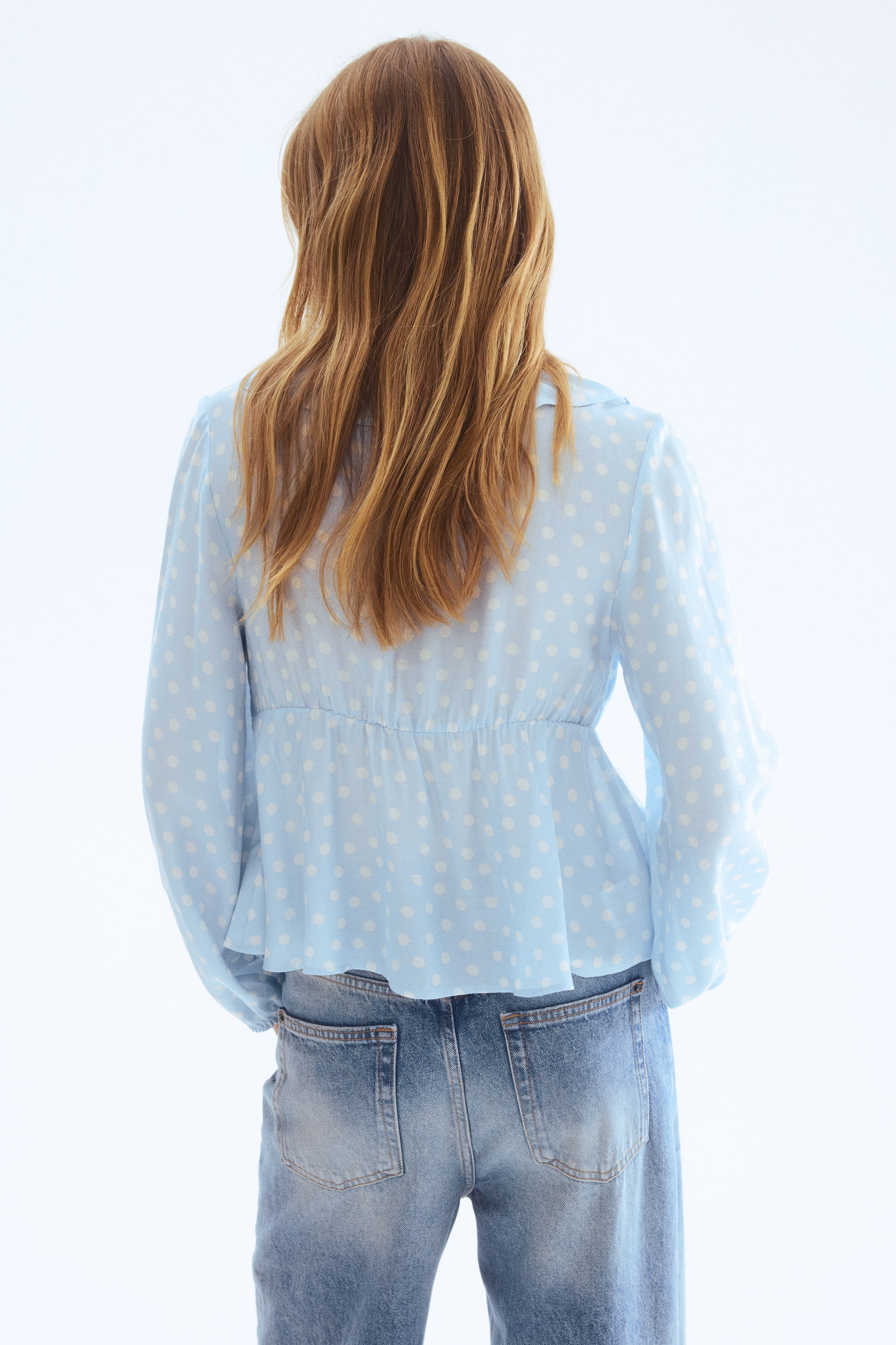 Blouse à volants