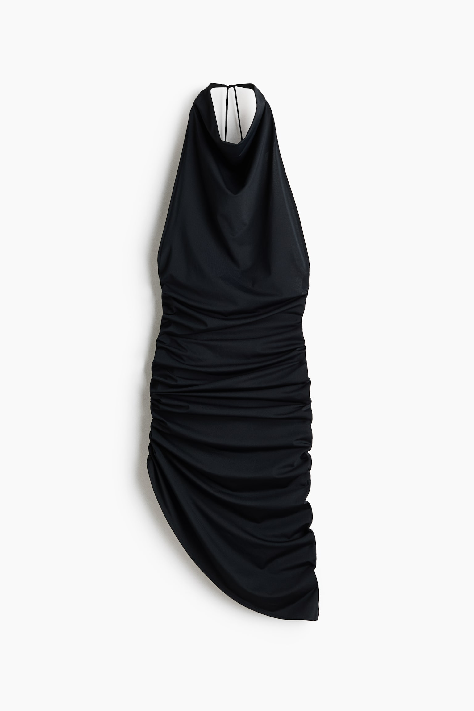 Top halterneck extra lungo - Nero