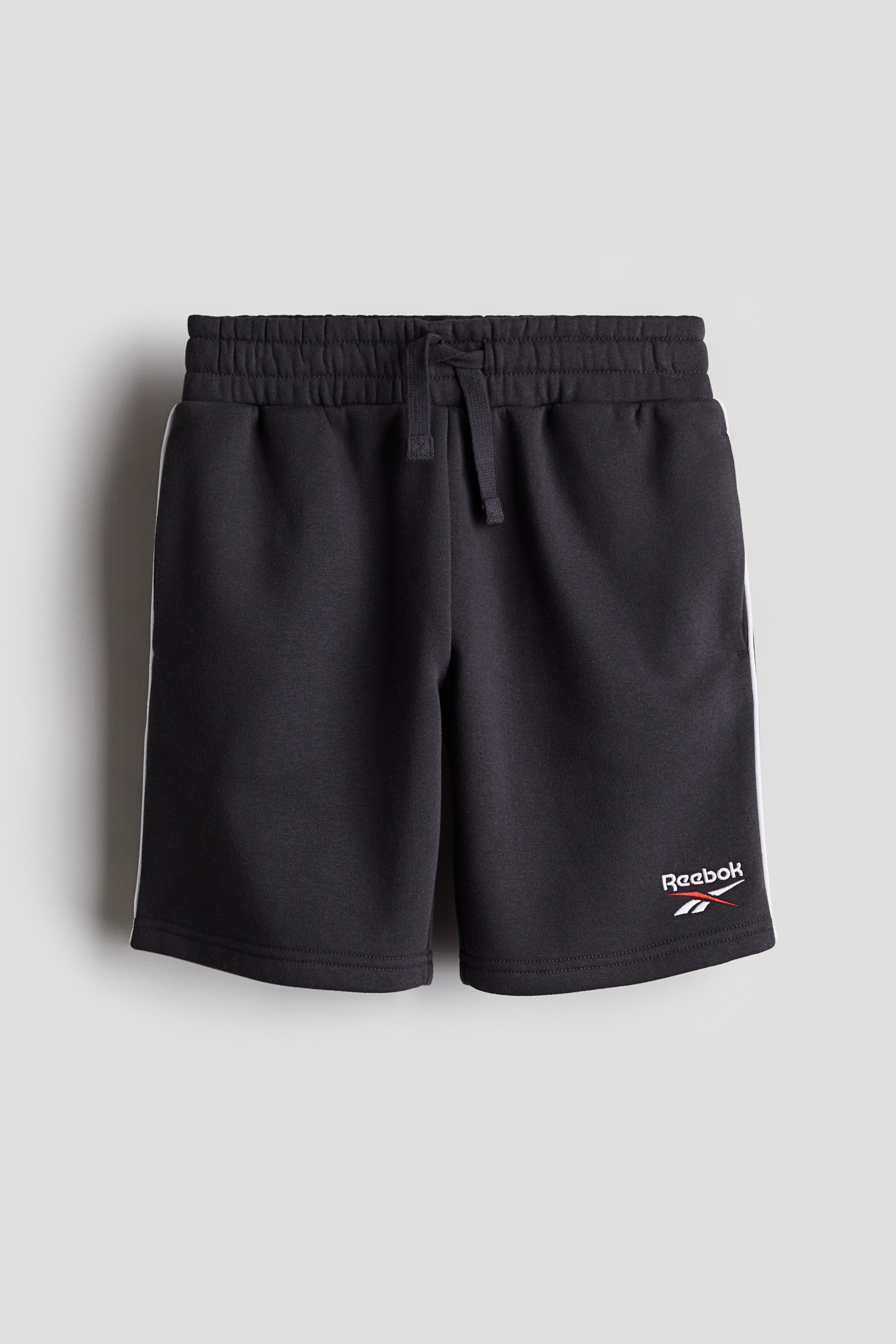 Pull-on Sweatshorts with Embroidered Motif