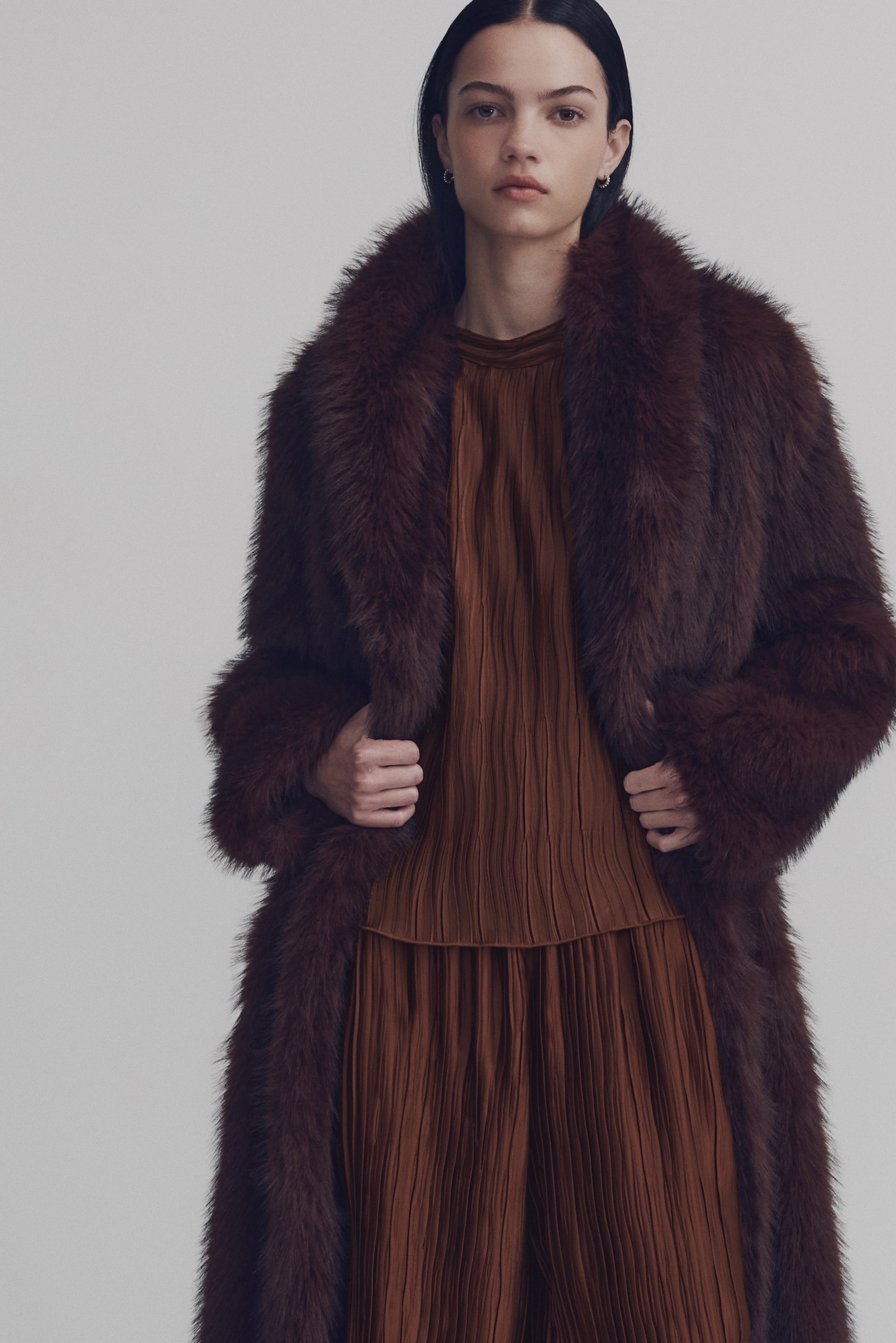 拡大画像を表示: クリンクルプルオンパンツ - ブラウン - レディース | H&M JP 2