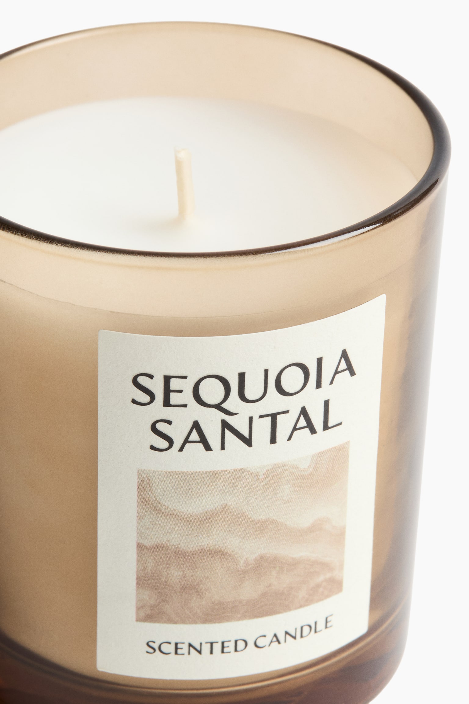 Scented candle in a glass holder - Sequoia Santal/Vanilla Patchouli/Minted Fig/Lemon Verde/Eucalyptus Mist - 4