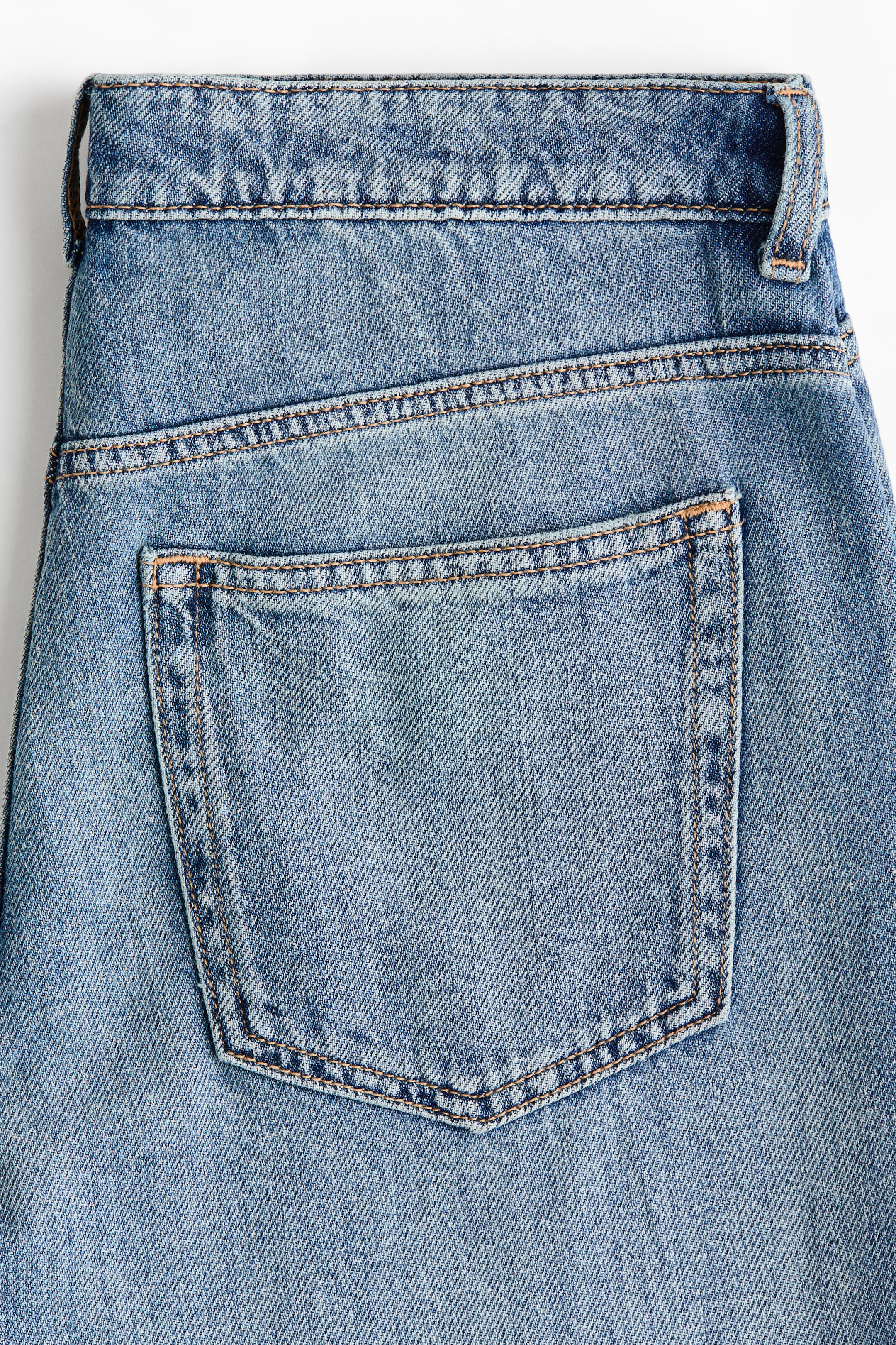 Wide-Leg Regular-Waist Jeans