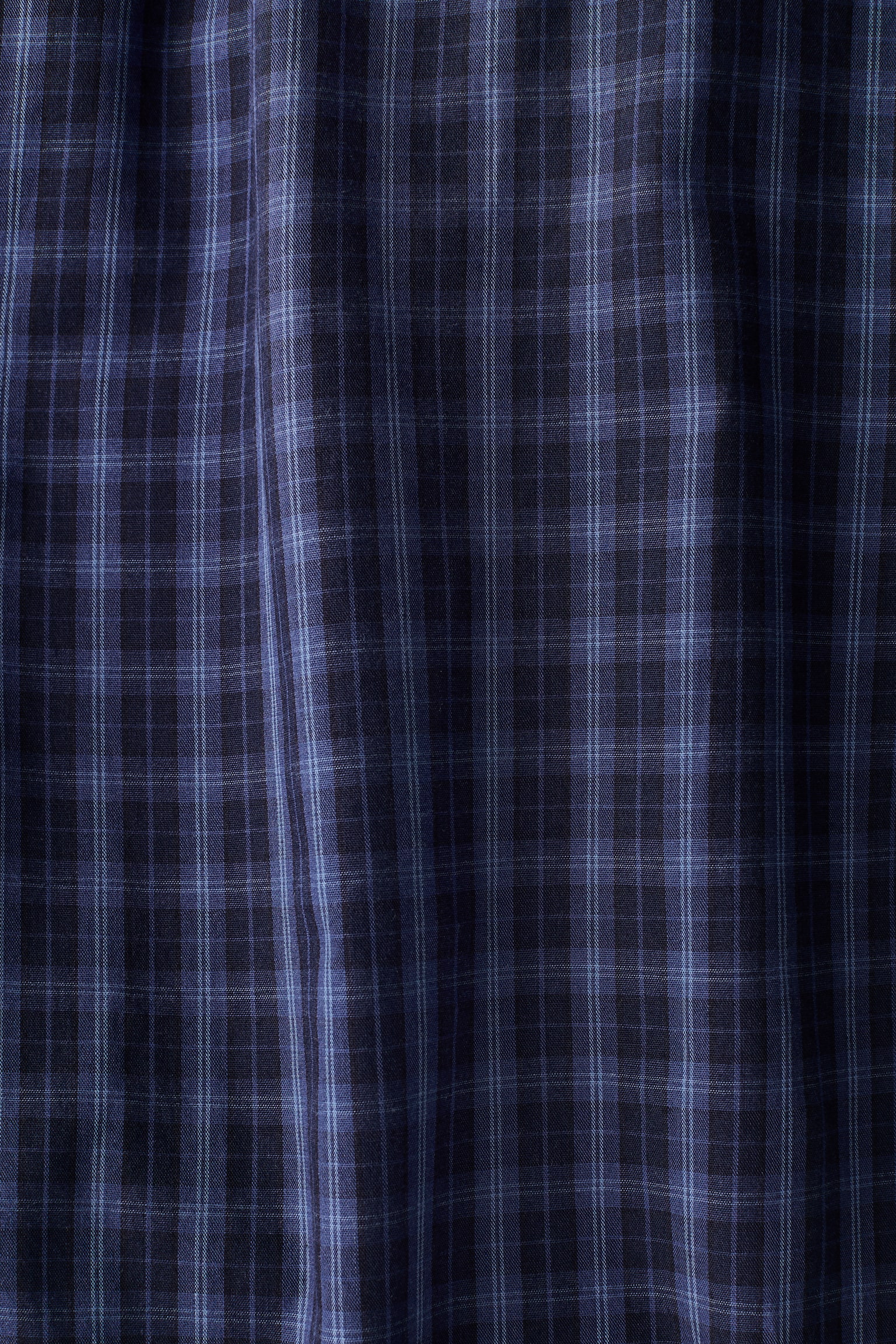 Relaxed Fit Poplin trousers - Dark blue/Checked/Black/Grey/Checked/Khaki green/Navy blue/Striped/White/Green striped - 2