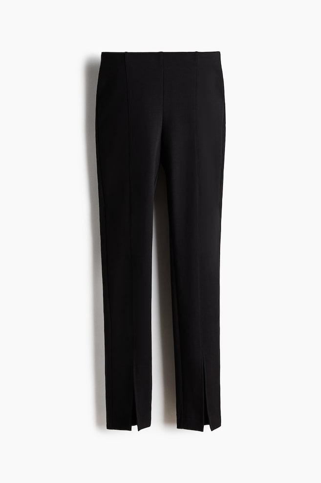 Legging en jersey romanite - Noir/Bleu marine - 1
