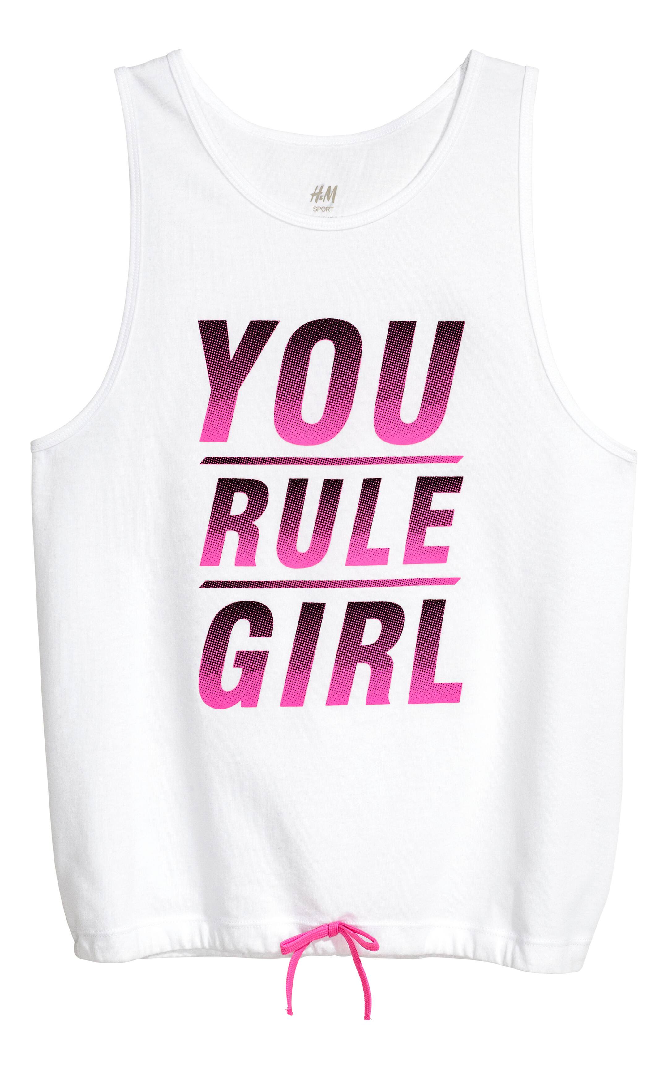 View larger image: Sports vest top - White - Kids | H&M GB 1
