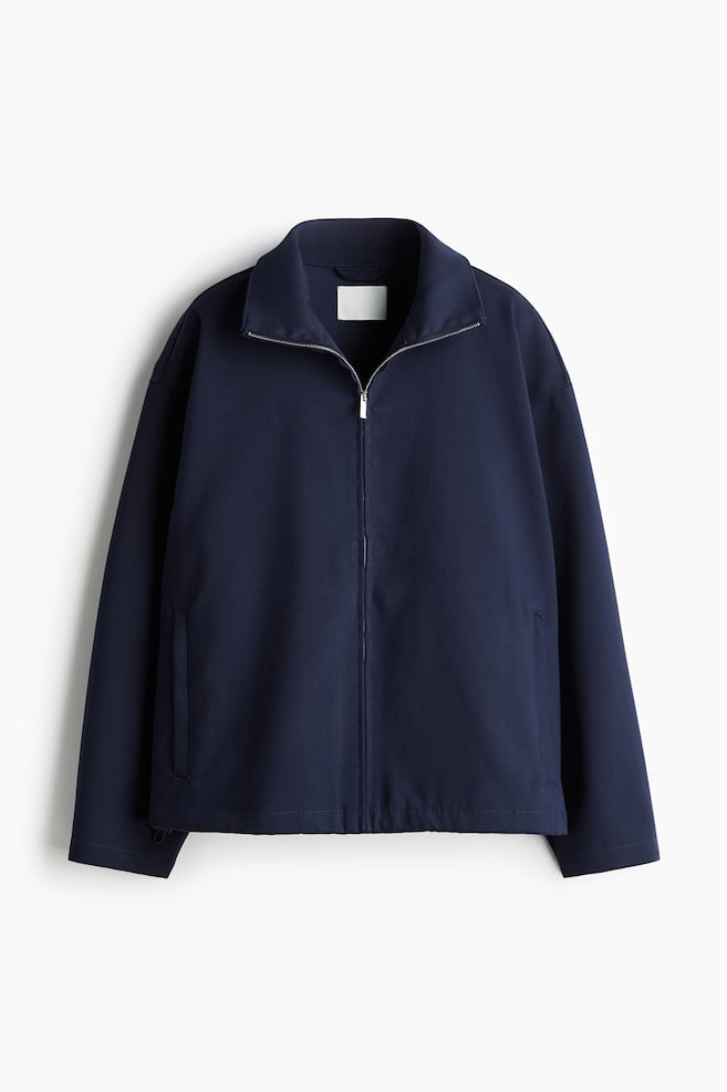 Twill Jacket - Navy blue - 1