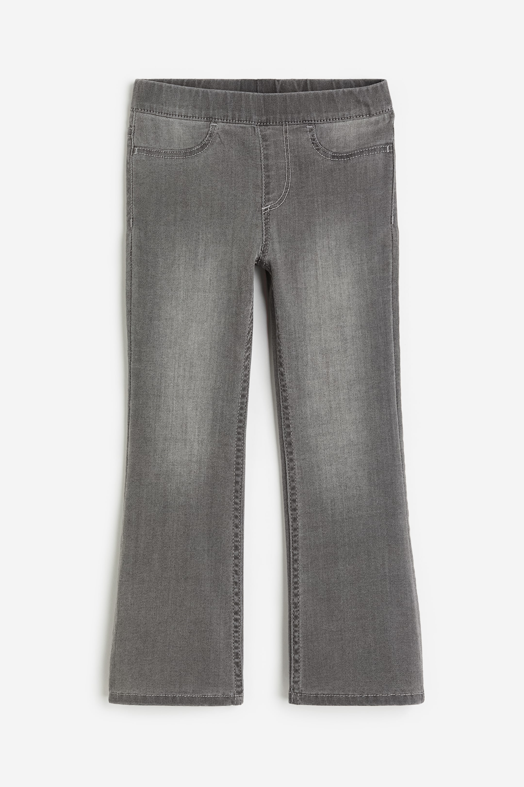 이미지 확대 보기: 수퍼 스트레치 플레어핏 진 - 그레이 - Kids | H&M KR 1