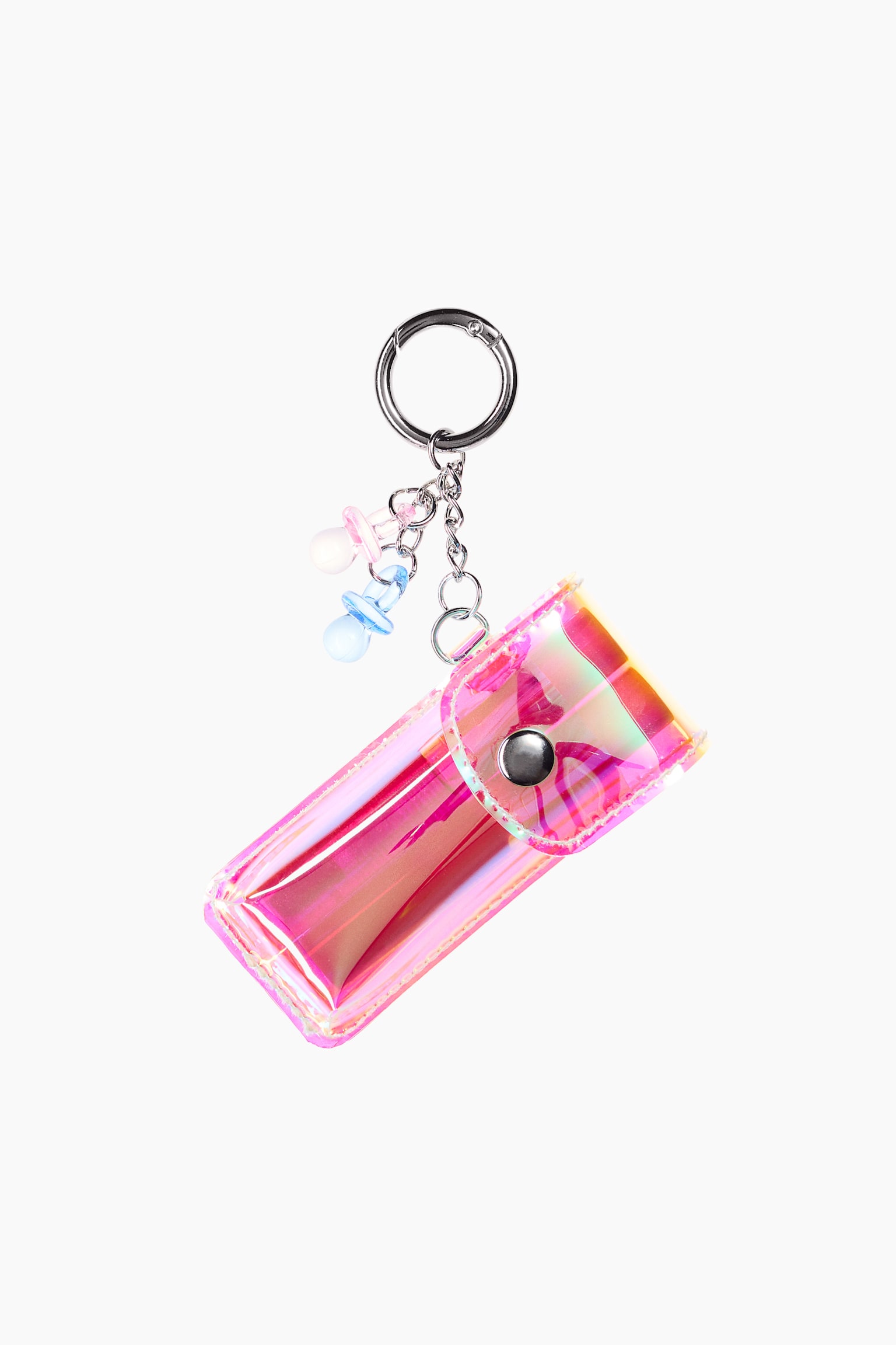 Женский брелок H&M Lip Gloss Key Ring, цвет: Яркий розовый — фото 1