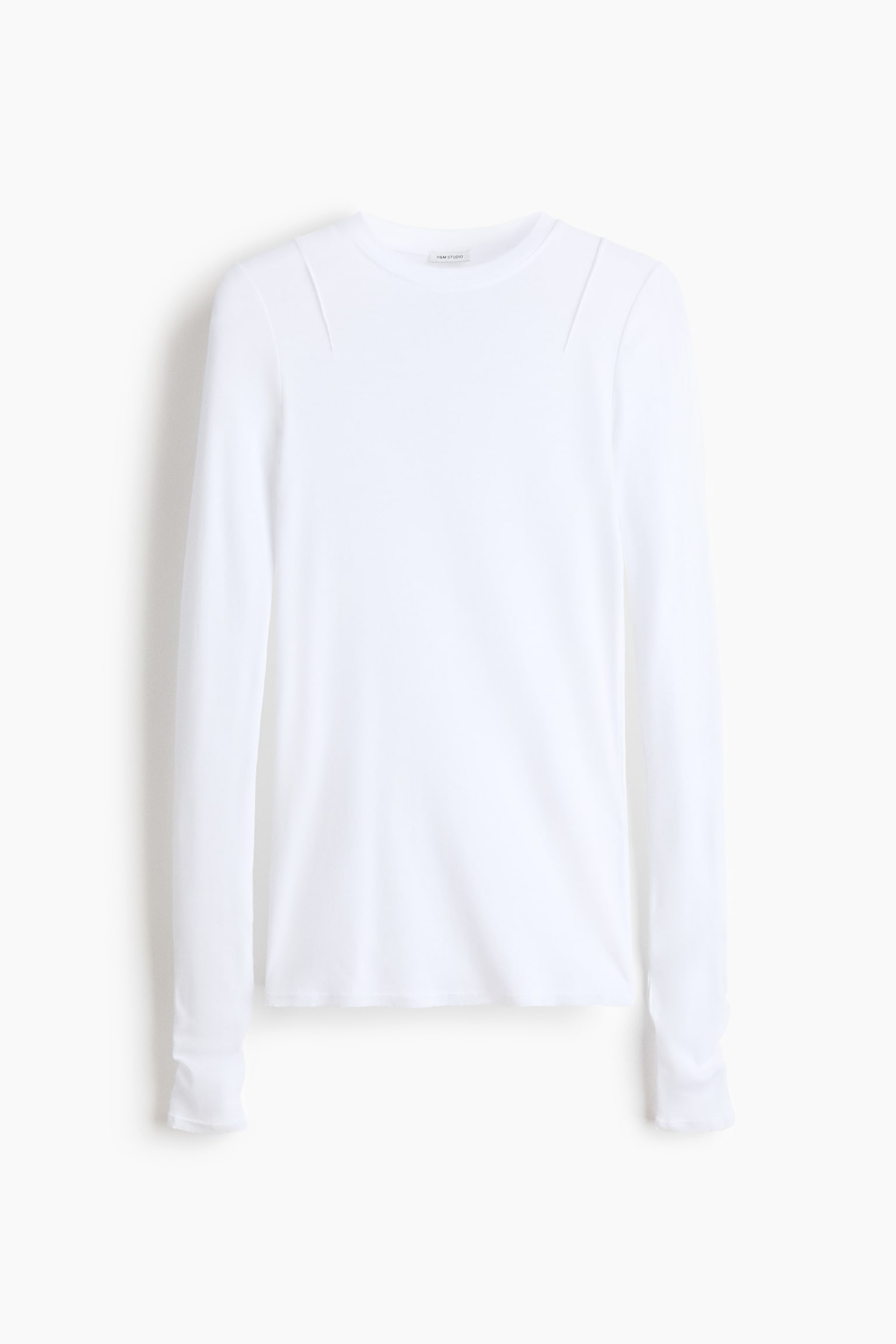 Pima cotton top - White/Mole - 2