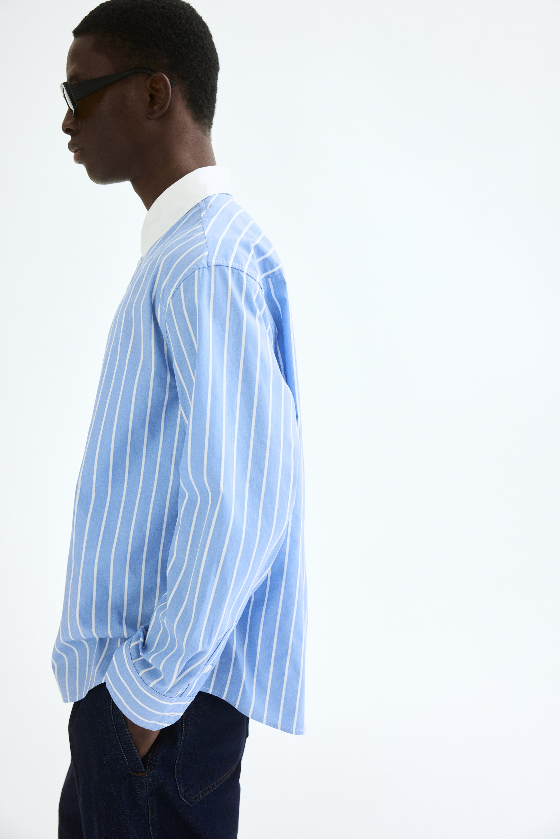 Relaxed-Fit Embroidered-Motif Cotton Shirt