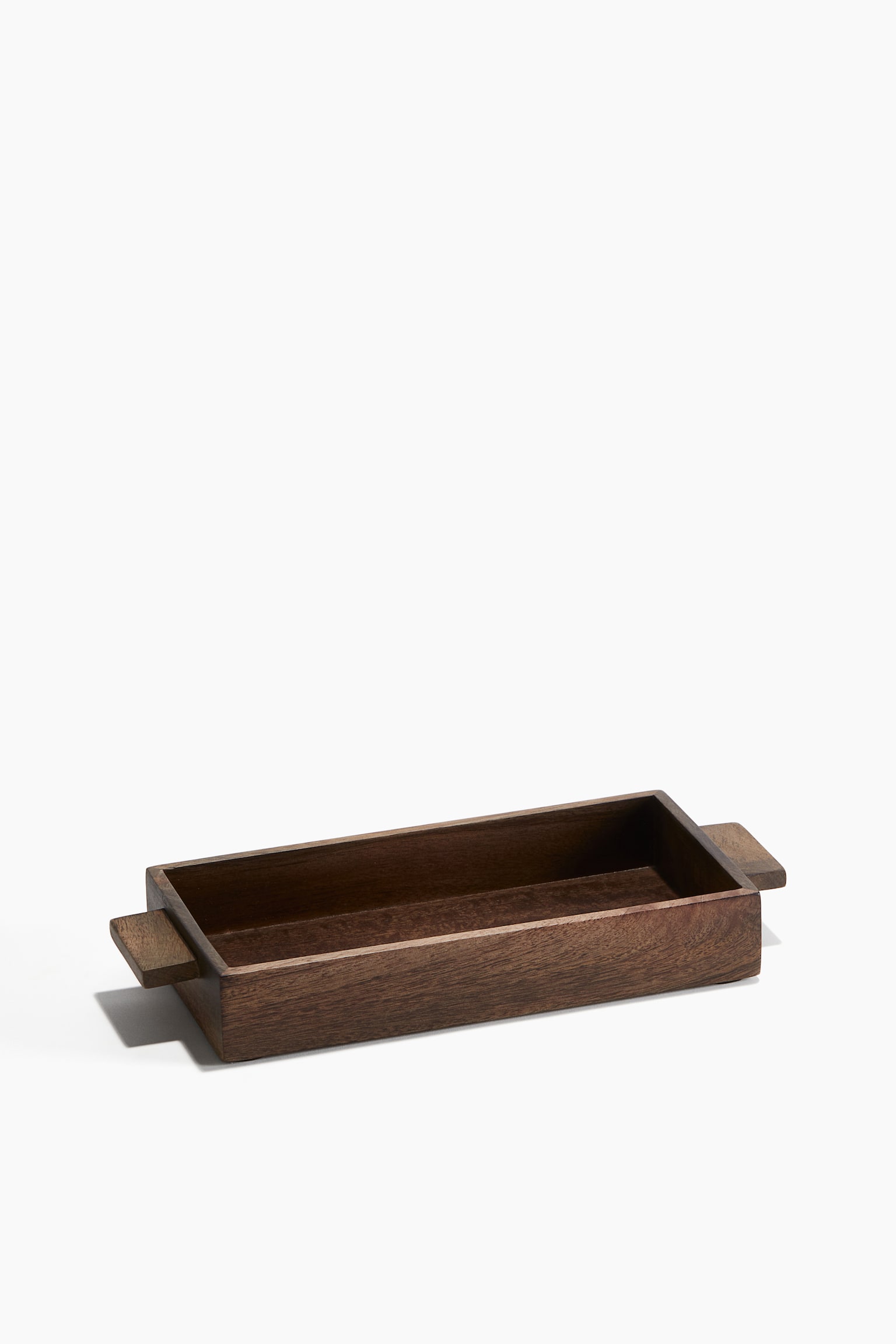 Mango wood tray - Dark brown - 1