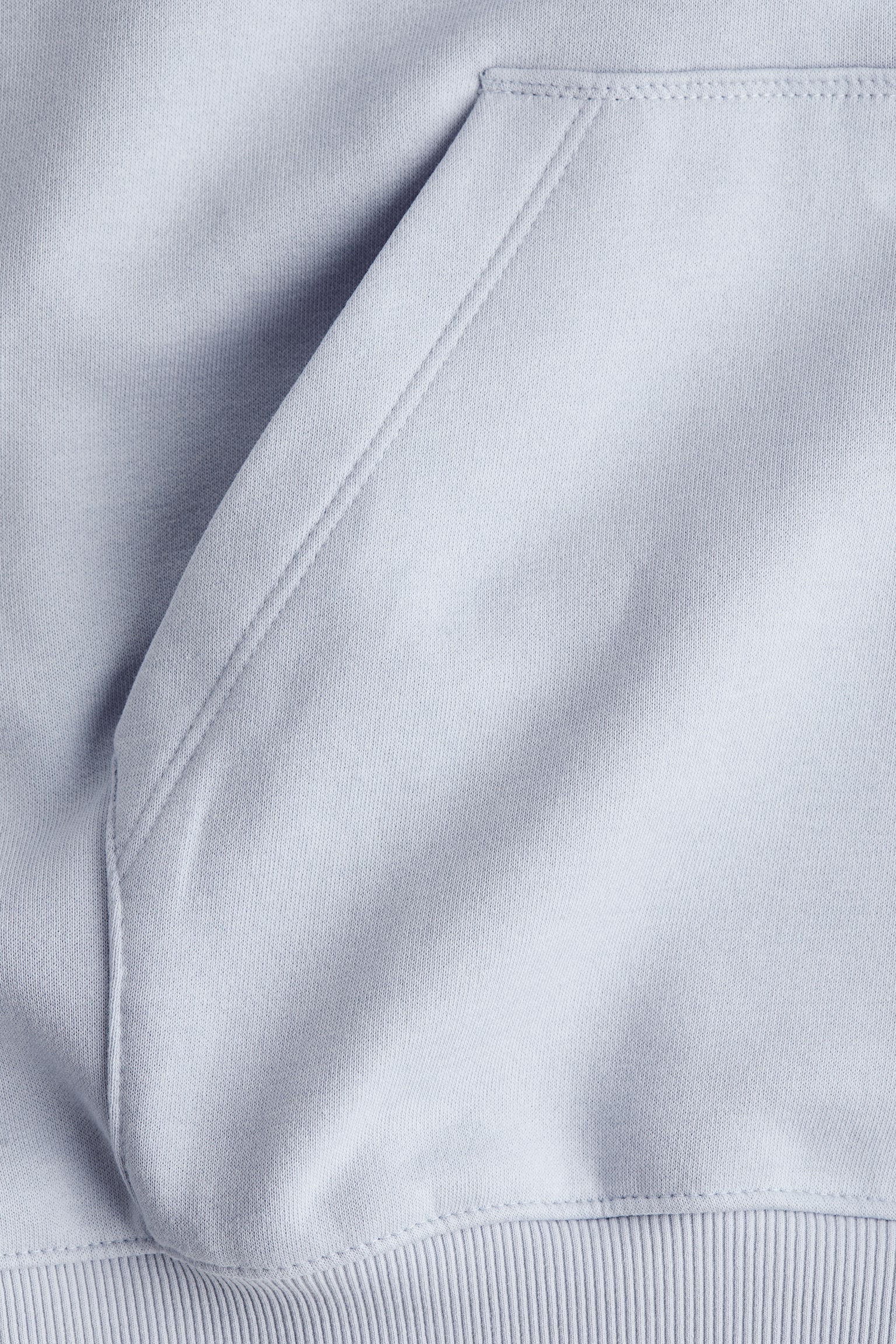 Oversized hooded dress - Light blue/Light grey marl/Black/Green - 2