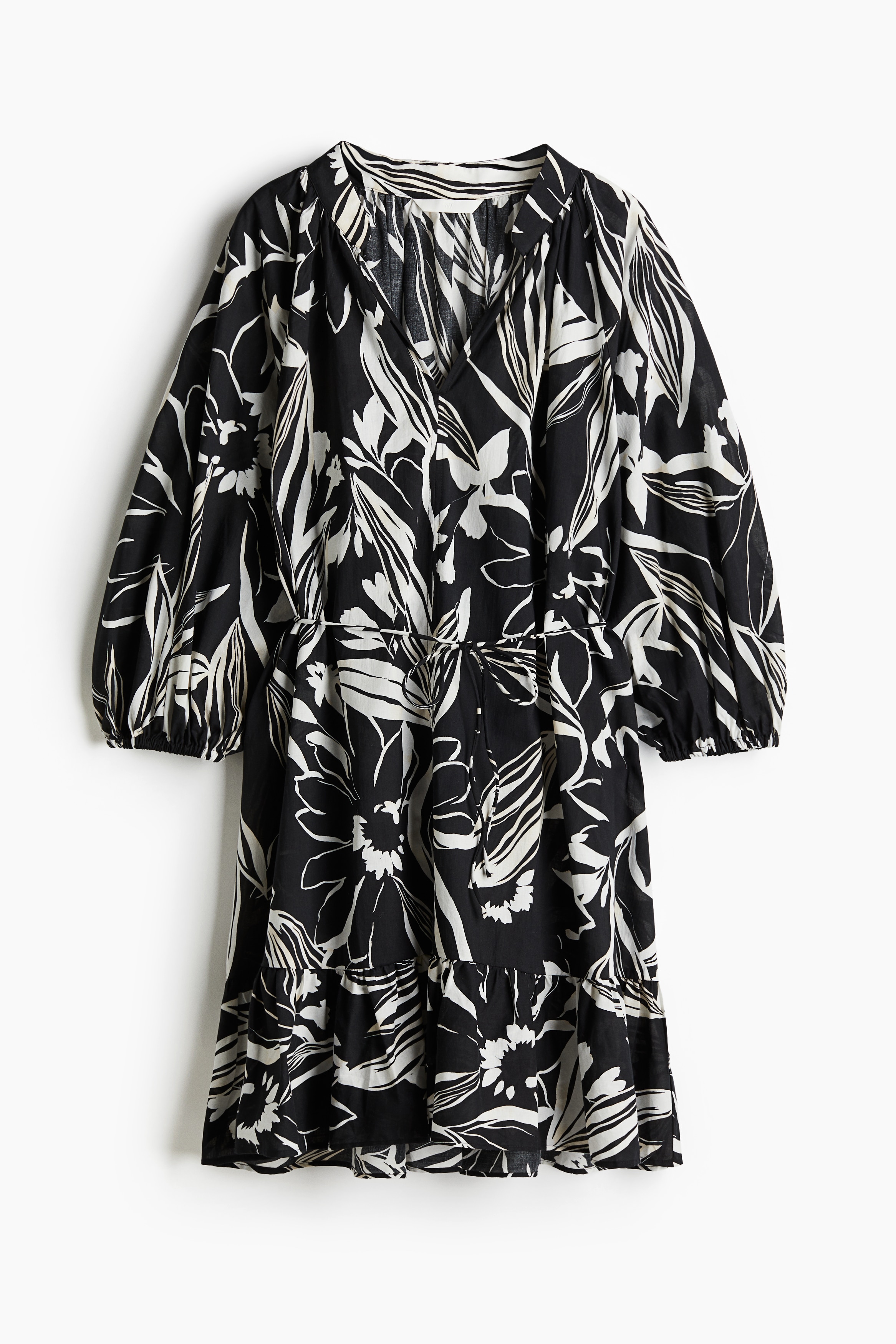 Voluminous Tie-Belt Dress from H&M - $17.99