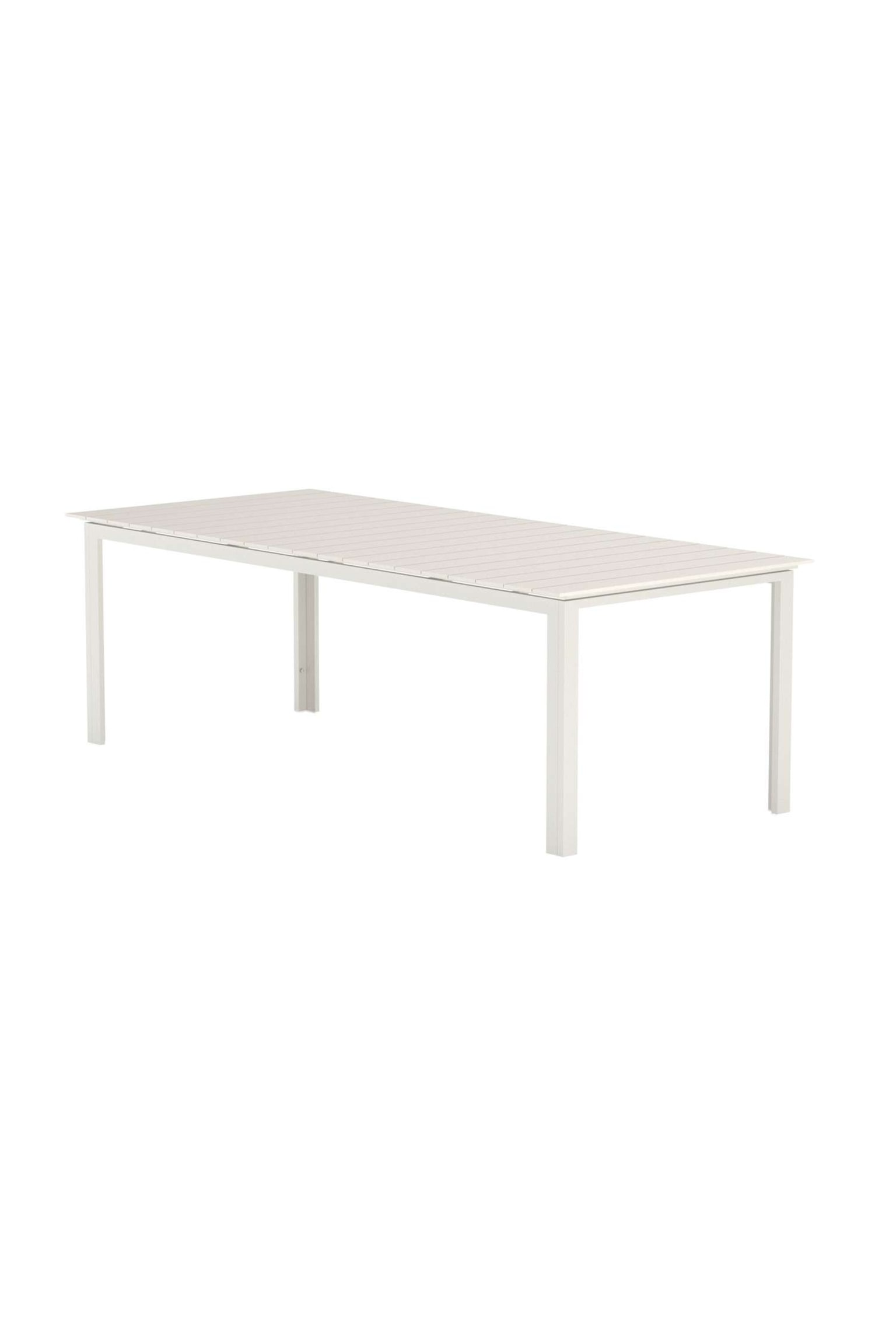 Levels Rechteckiger Esstisch-Aluminium, Beige - 4