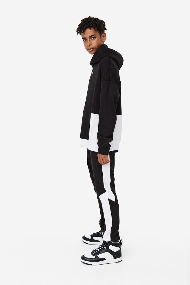 Sweatpants - Black/Block-coloured/Black/Block-coloured/Dark grey/Tie-dye - 3