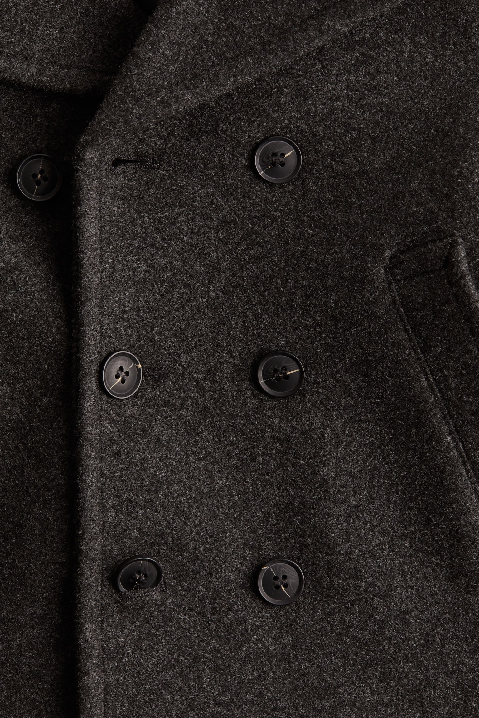 Pea coat - Dark grey/Navy blue - 4