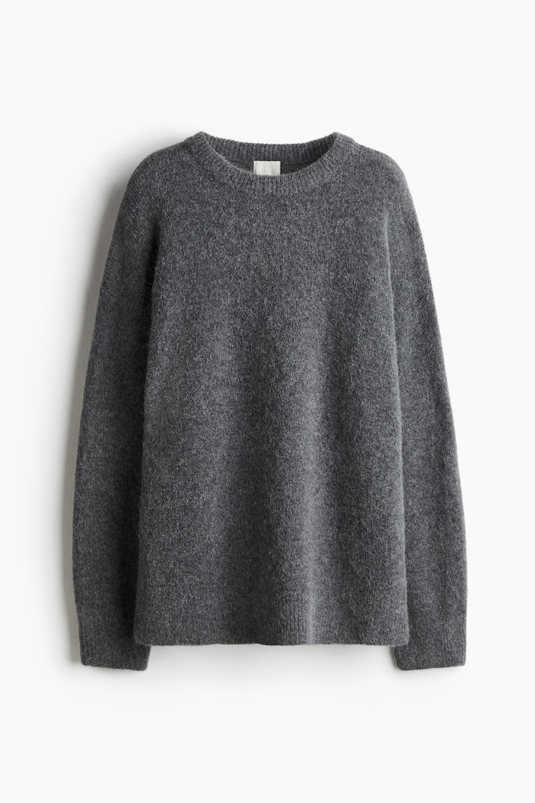 Oversized Pullover aus Alpakamix