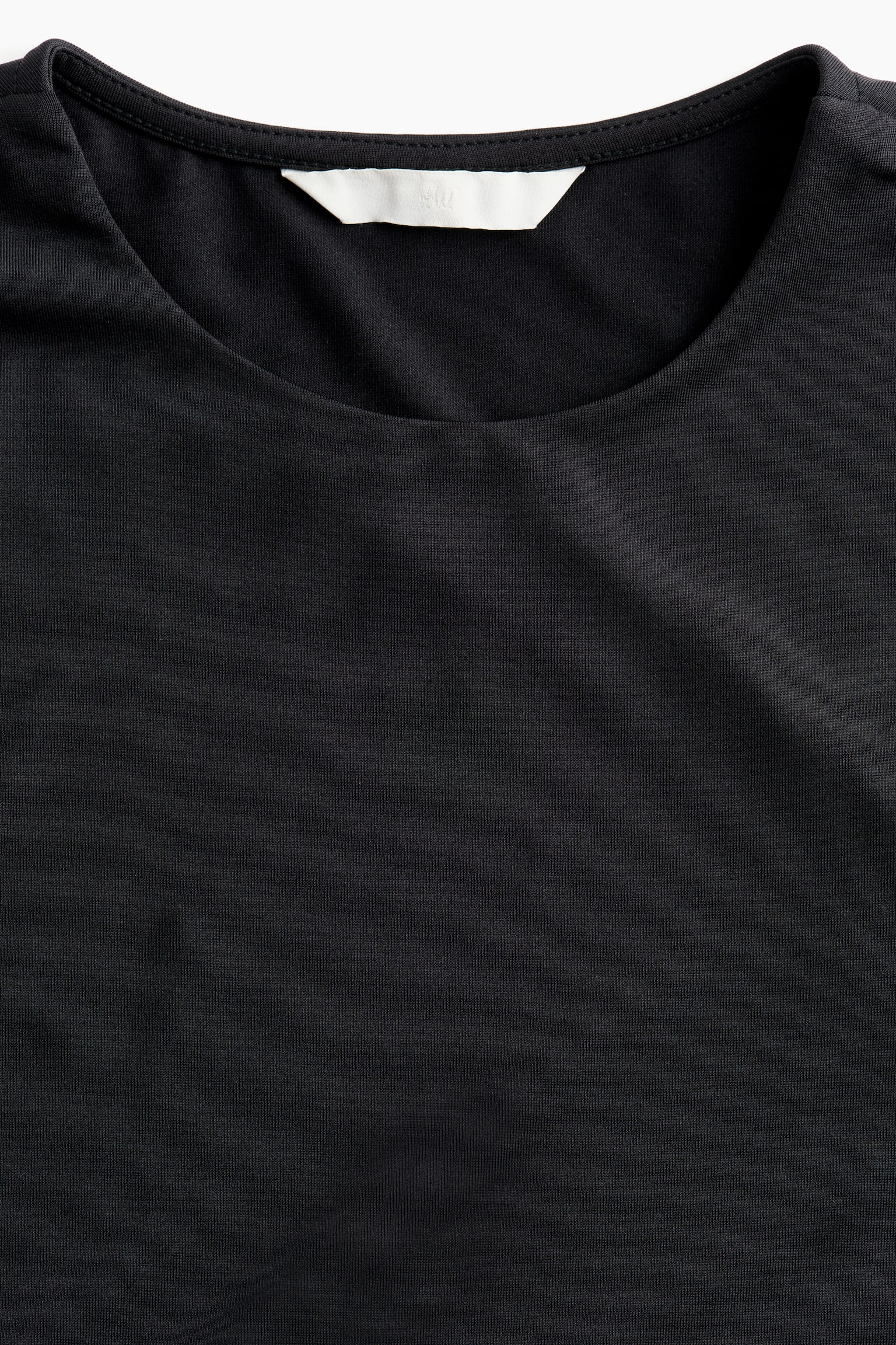 Женский топ H&M Jersey Top, цвет: Чёрный — фото 2