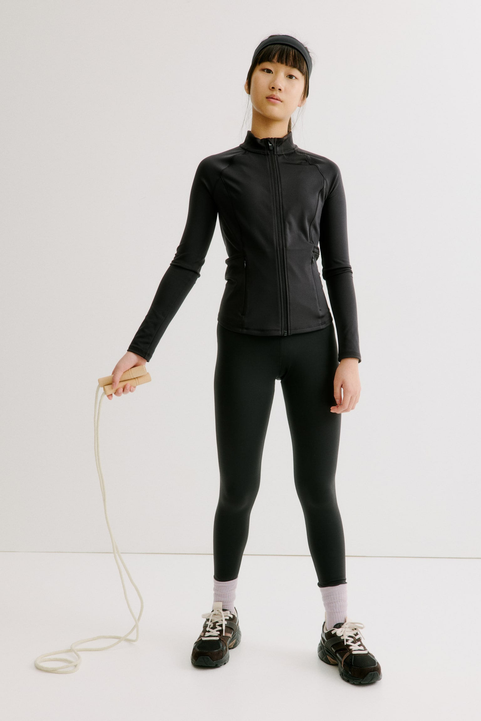 Chamarra deportiva con DryMove™ - Black/Lila tenue claro/Morado mora - 4